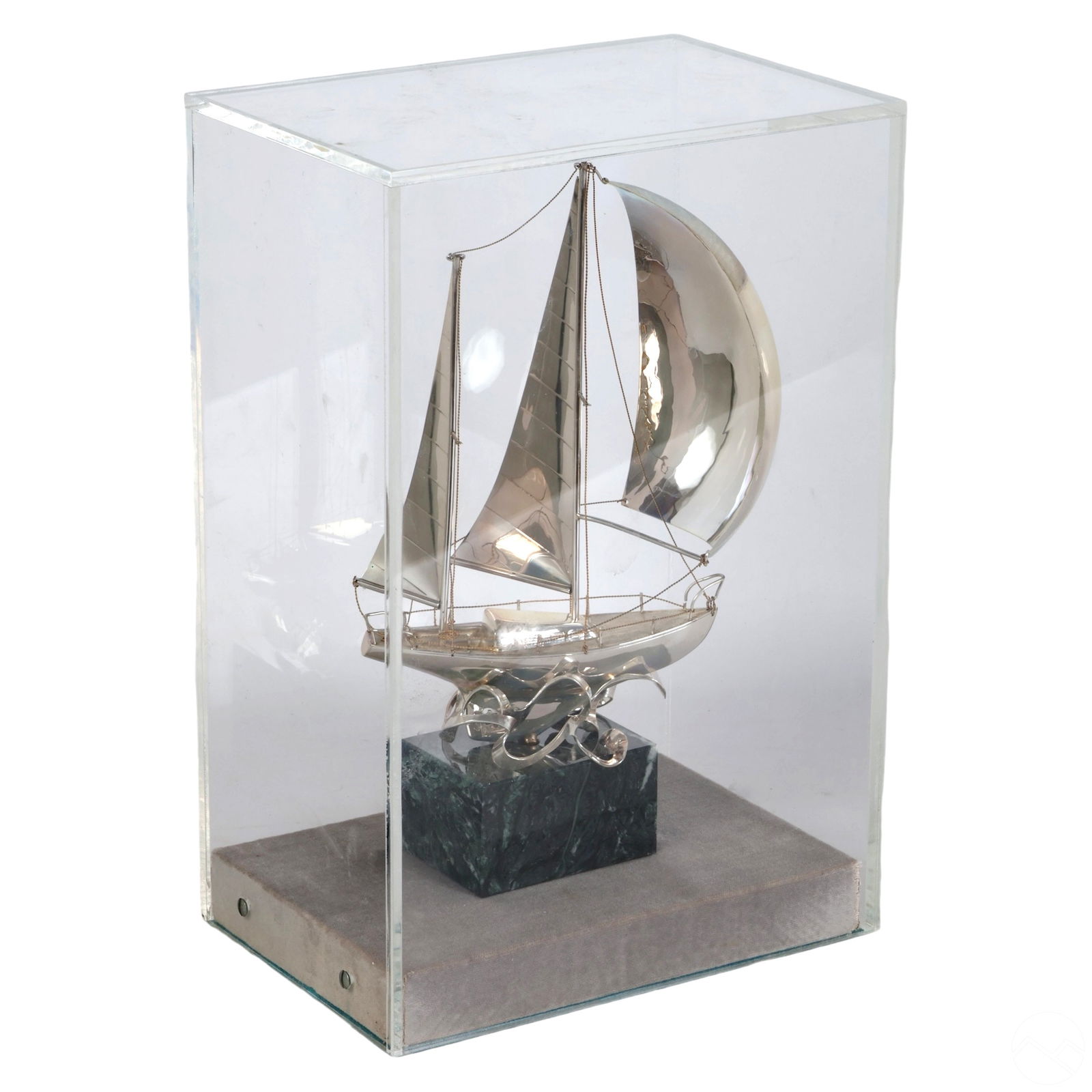 Schroth for Cartier Sterling Silver Sailboat Model (1 of 6)