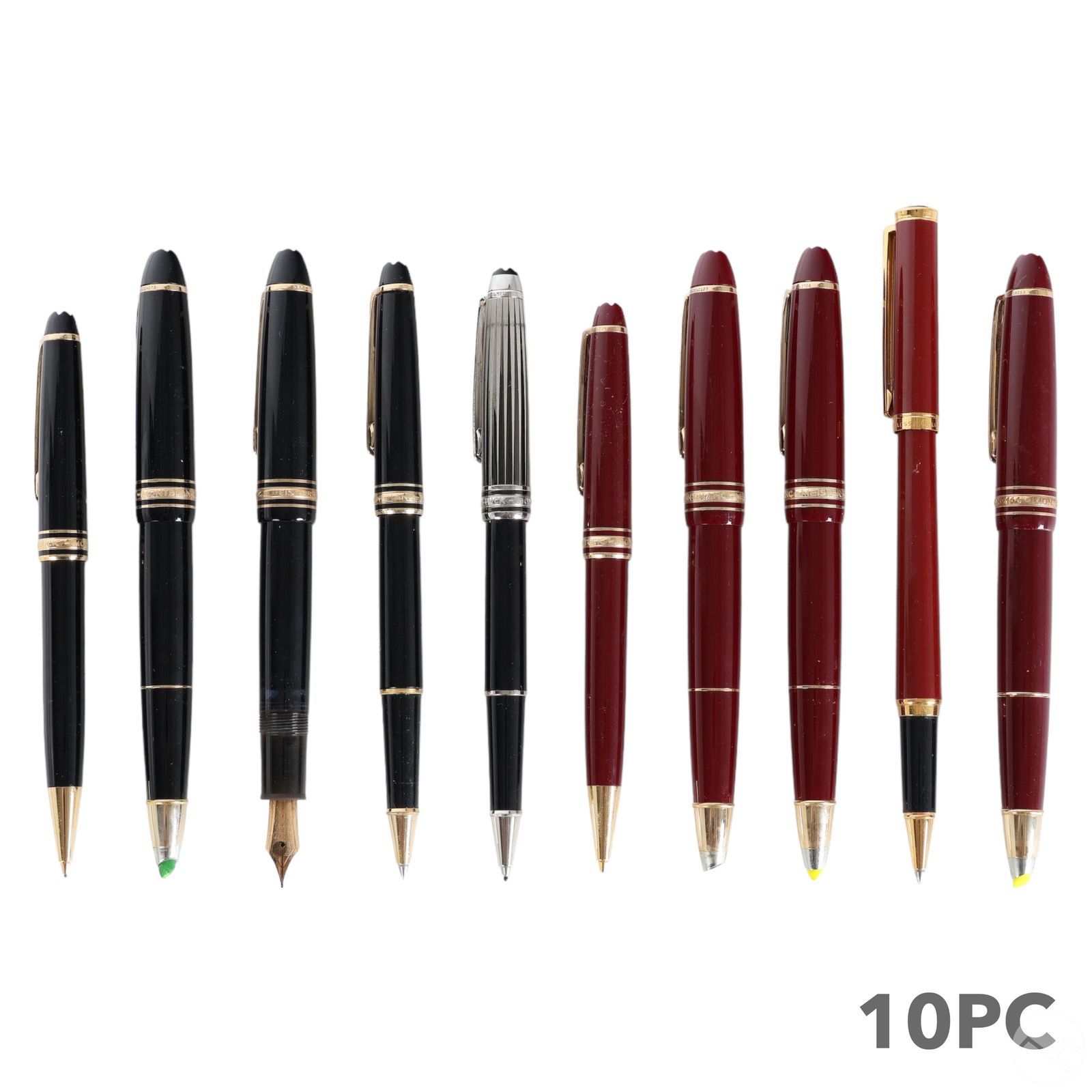 Montblanc German Luxury Pens 10pc LOT + Cartridges (1 of 10)