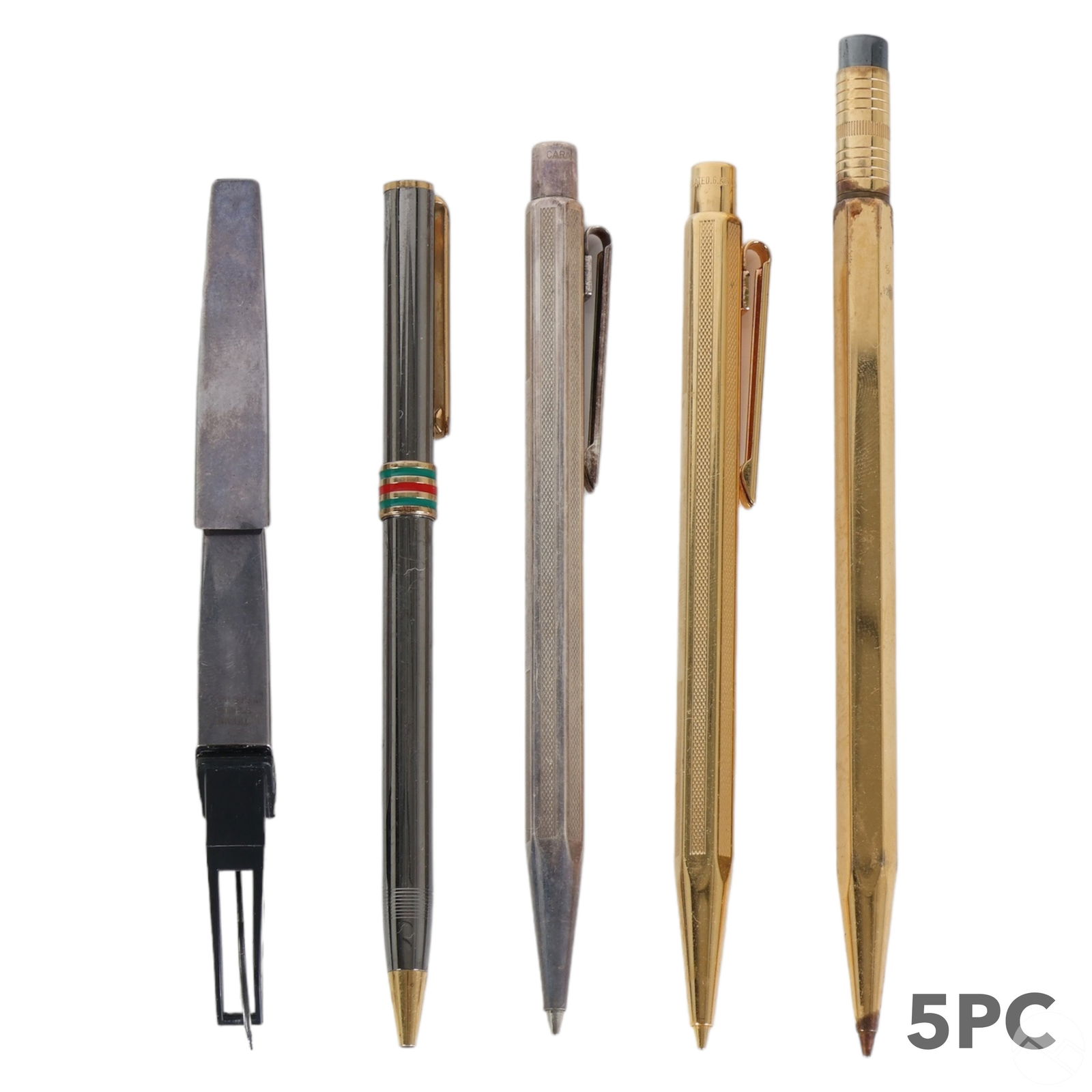 Bulgari Gucci Tiffany Pen Pencils & Tool 5pc. LOT (1 of 3)