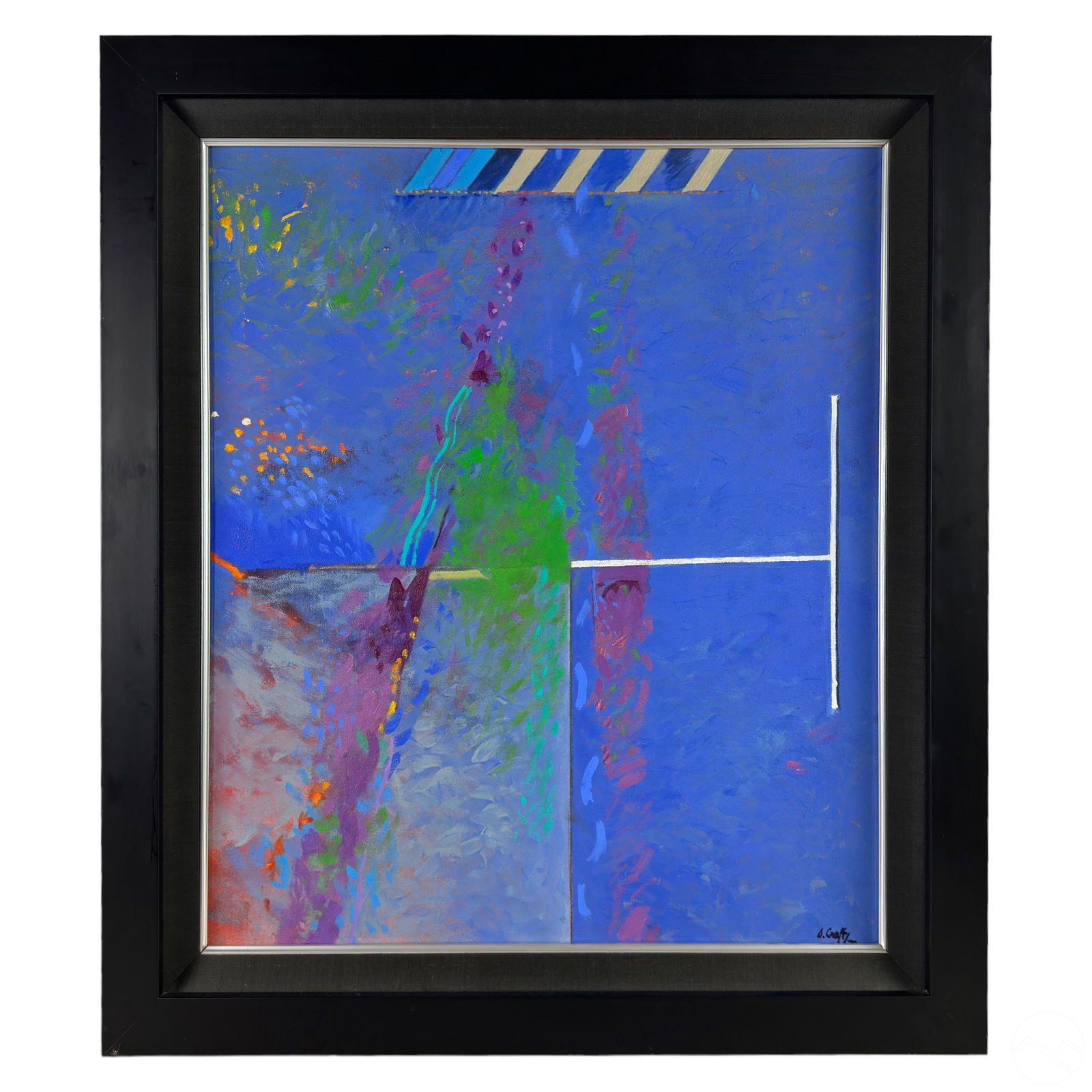 Douglas Craft 1924-2015 Modern Geometric Painting (1 of 5)