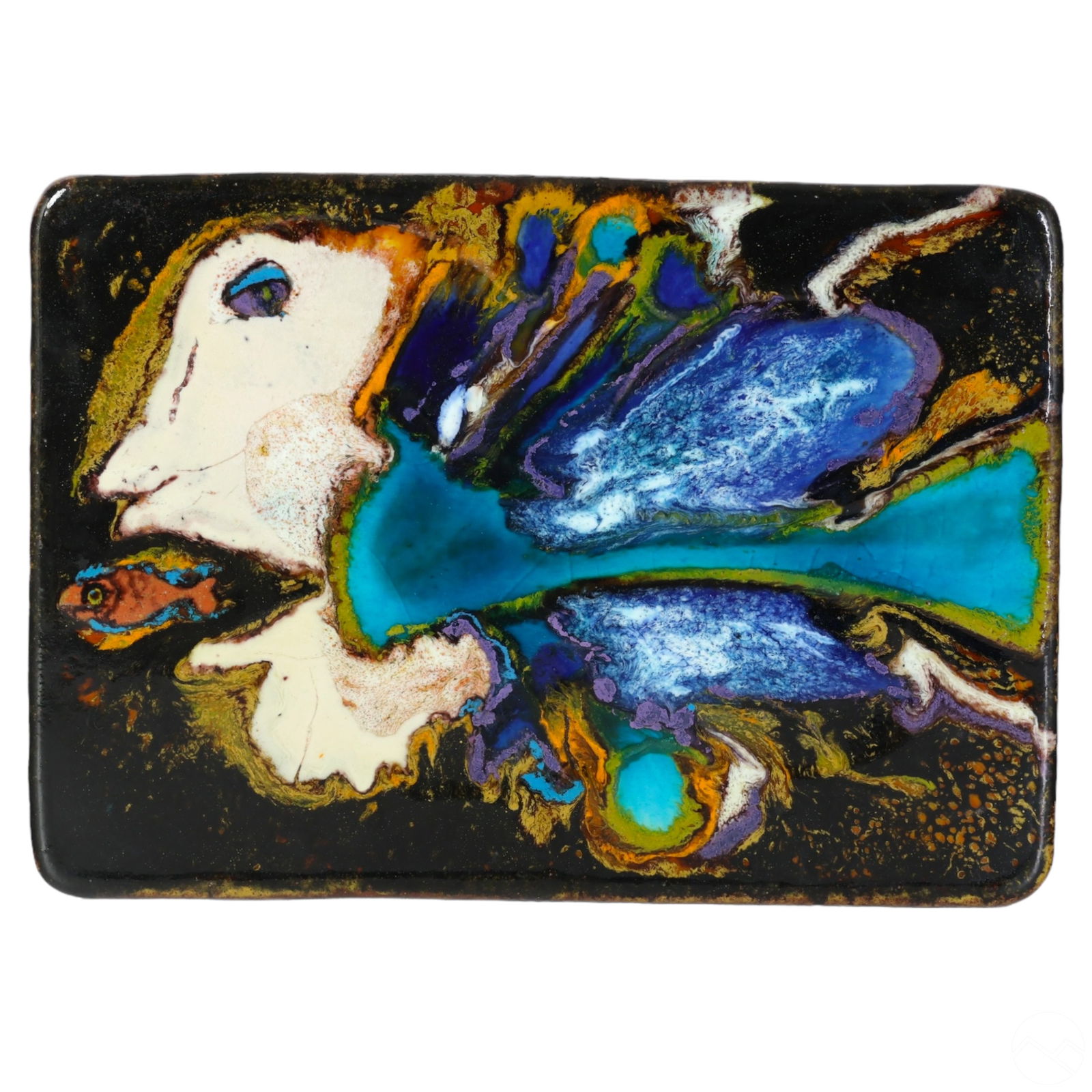 Querubim Lapa 1925-2016 Abstract Ceramic Plaque (1 of 6)