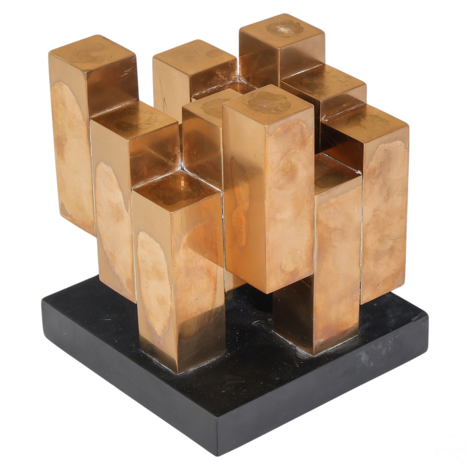 Minimalist Abstract Bronze LE Art Sculpture SIGNED (1 of 6)