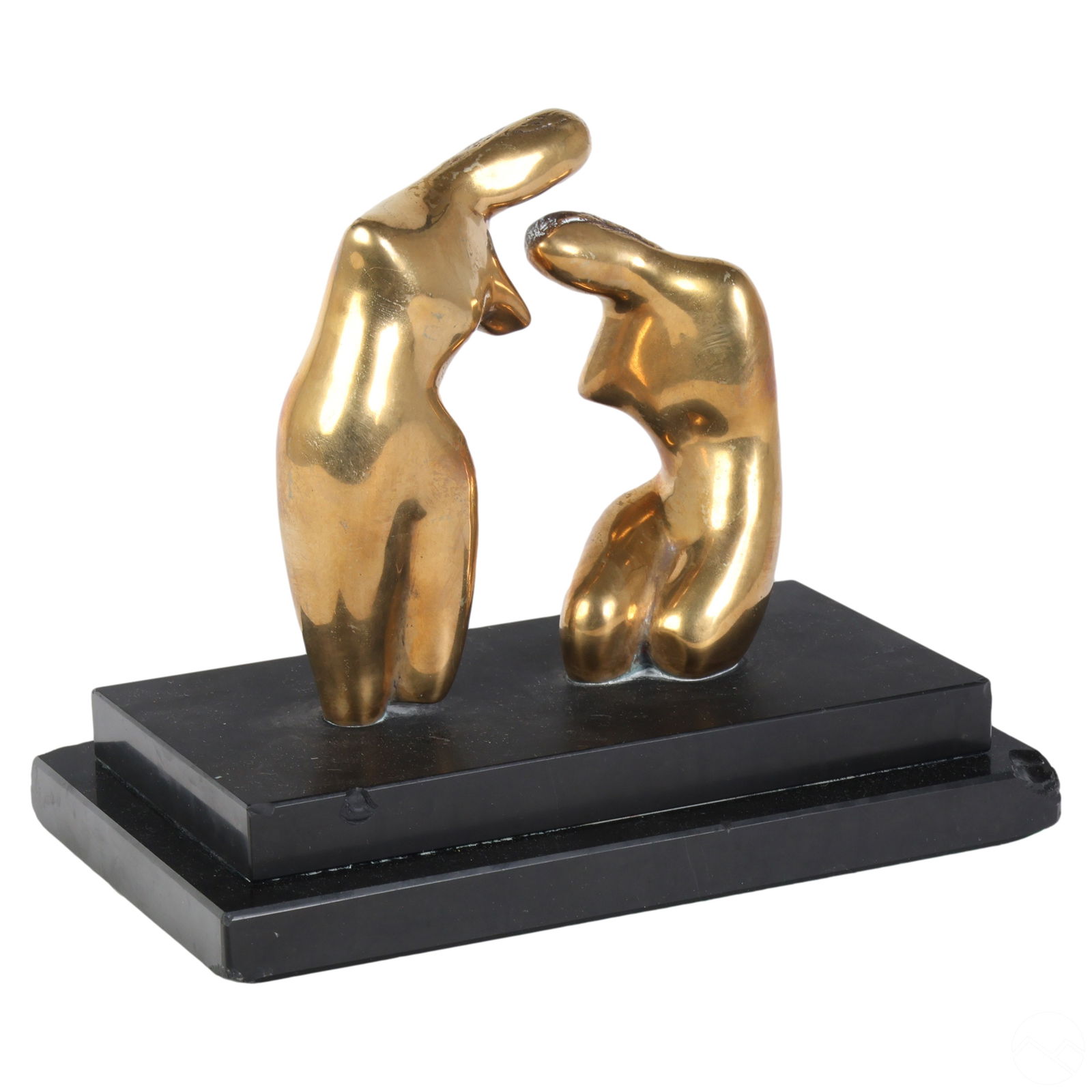 Modern Jean Arp Style AP Bronze Sculpture SIGNED (1 of 7)