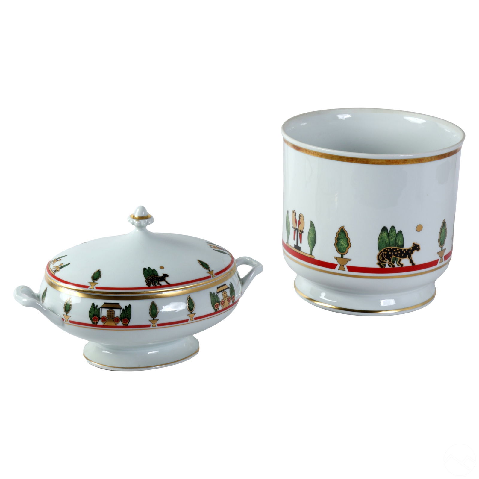 Cartier La Maison Limoges Serving Dish & Cache Pot (1 of 8)