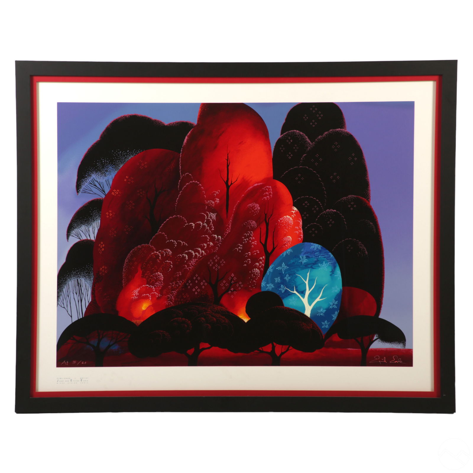 Eyvind Earle 1916-2000 Blazing Glory LE Serigraph (1 of 6)