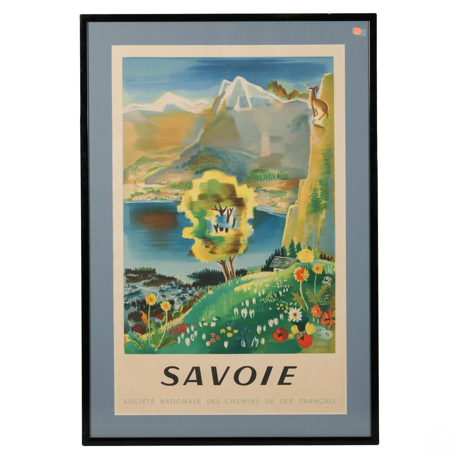 Vecoux 20C French Railway Advertising Litho Poster (1 of 6)