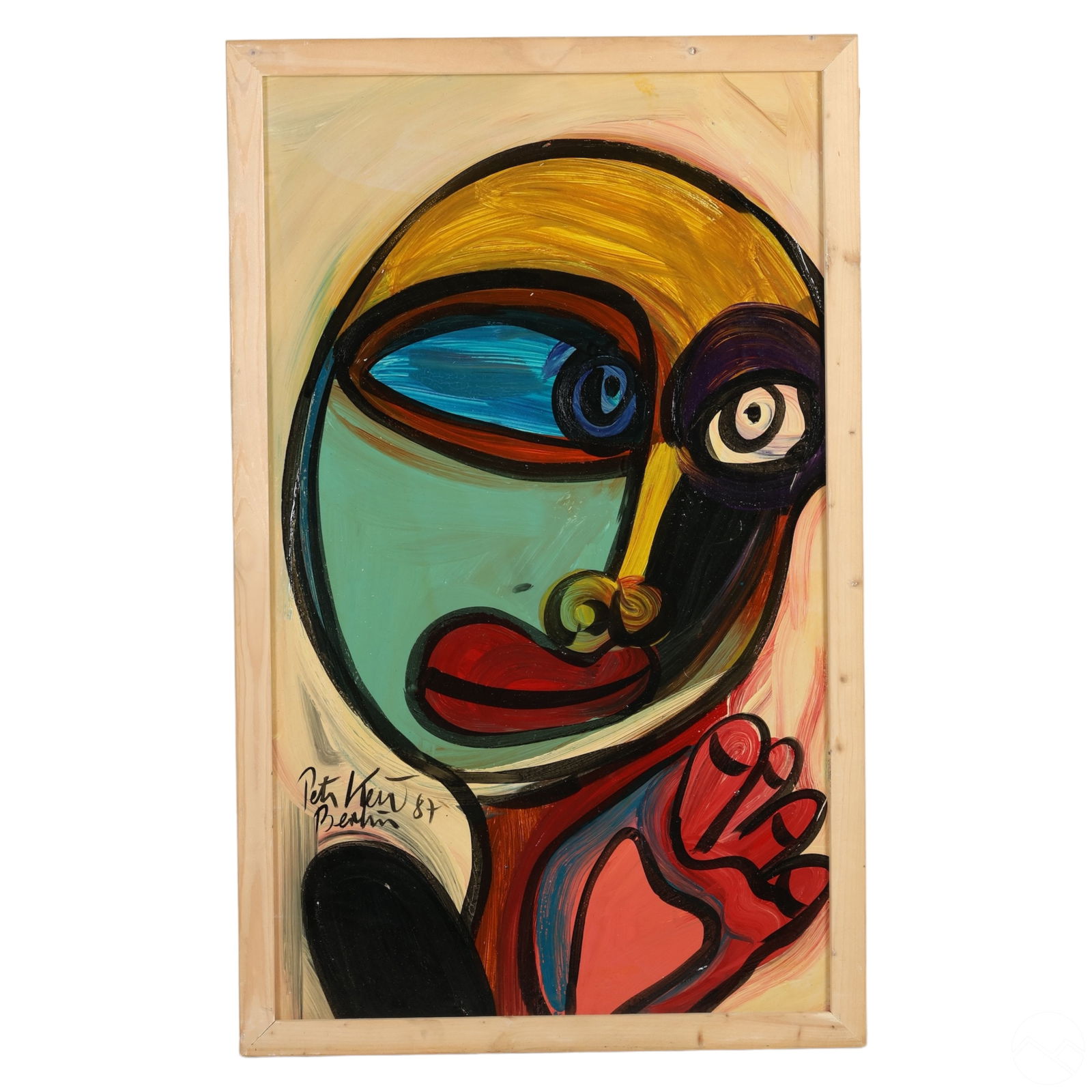 Peter Keil b1942 Expressionist Abstract Painting (1 of 7)