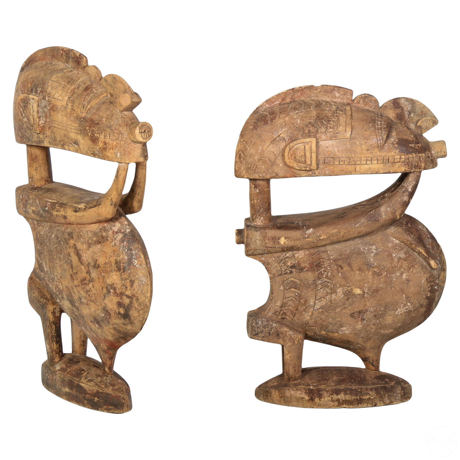 African Primitive Tribal Abstract Wood Sculptures (1 of 8)