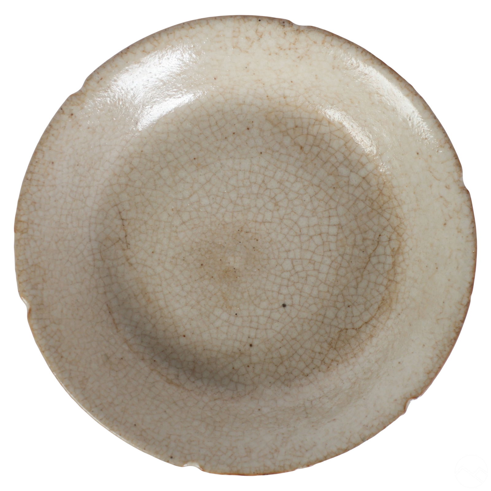 Chinese Porcelain Ge Ware Crackle Art Pottery Dish (1 of 5)