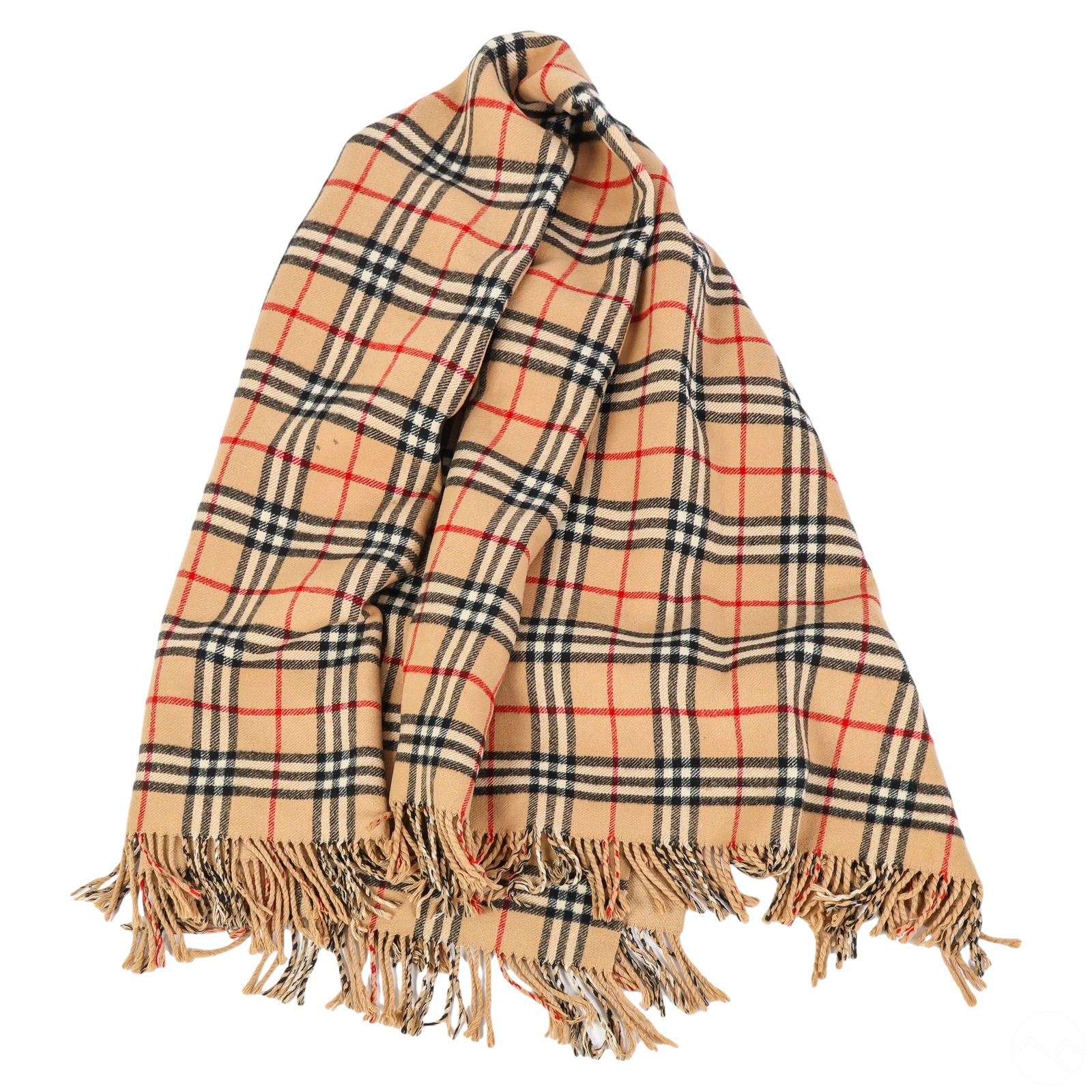 Burberry English Designer Cashmere & Wool Blanket (1 of 5)