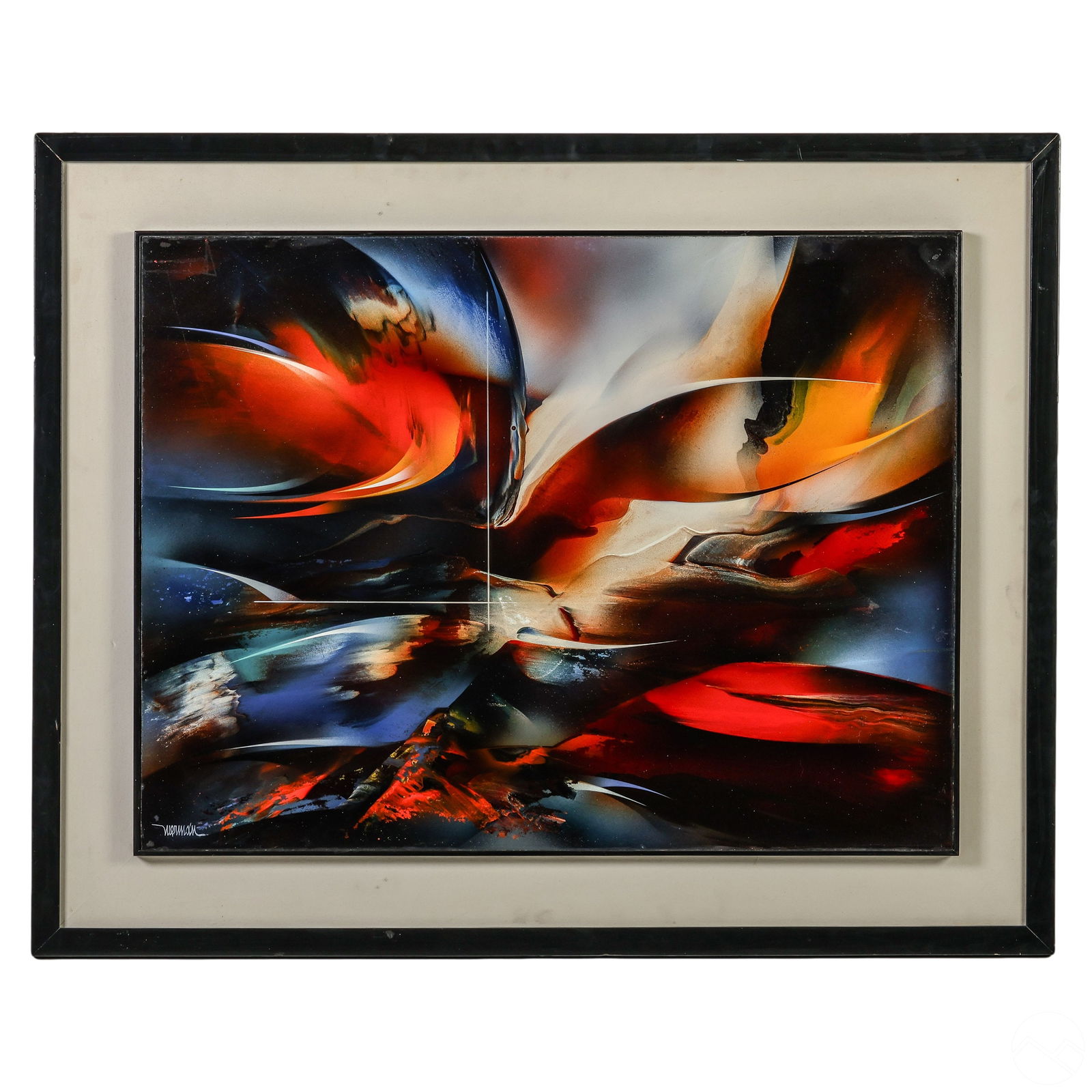 Leonardo Nierman b1932 Moment of Creation Painting (1 of 7)