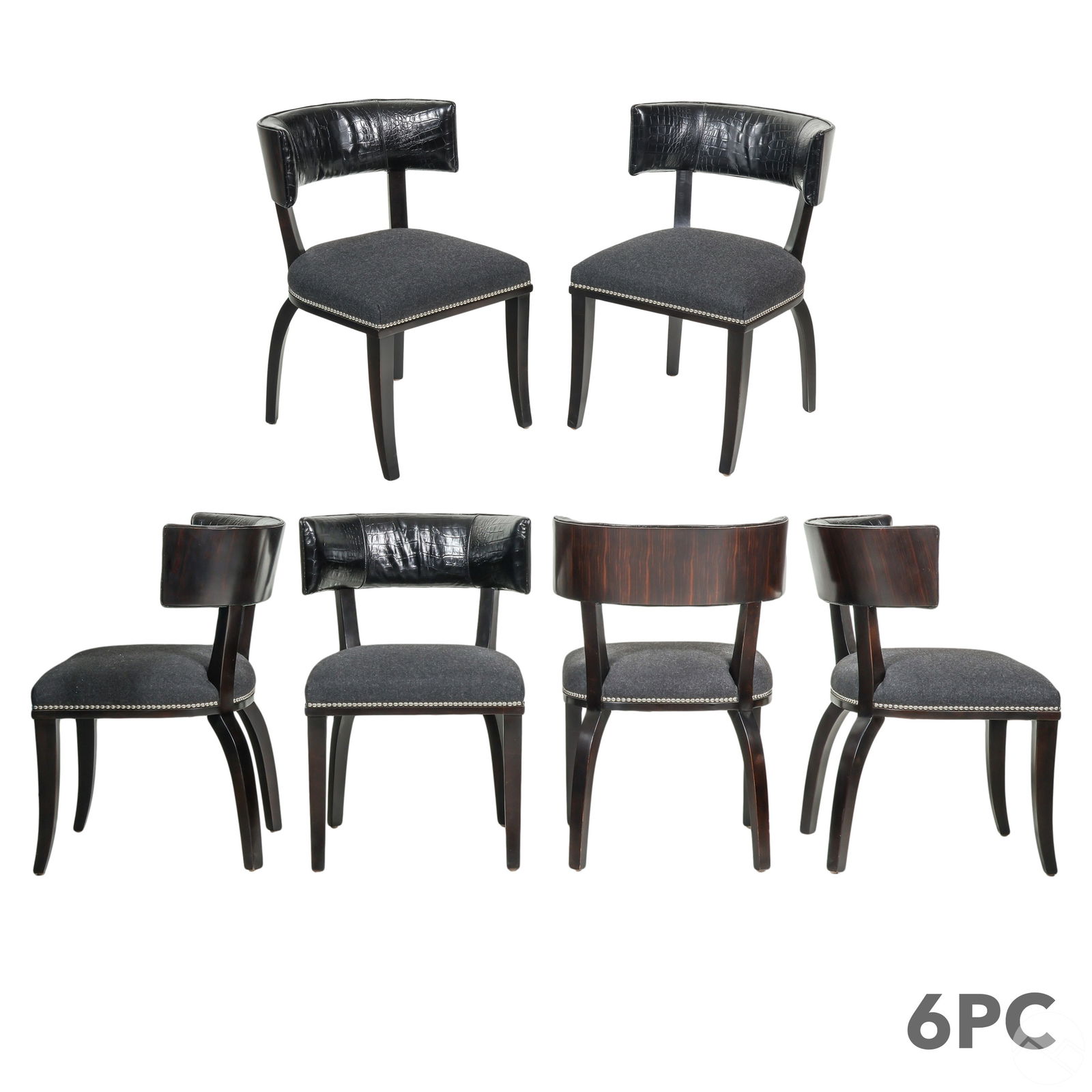 Ralph Lauren Designer Clivedon Dining Chairs SET (1 of 7)