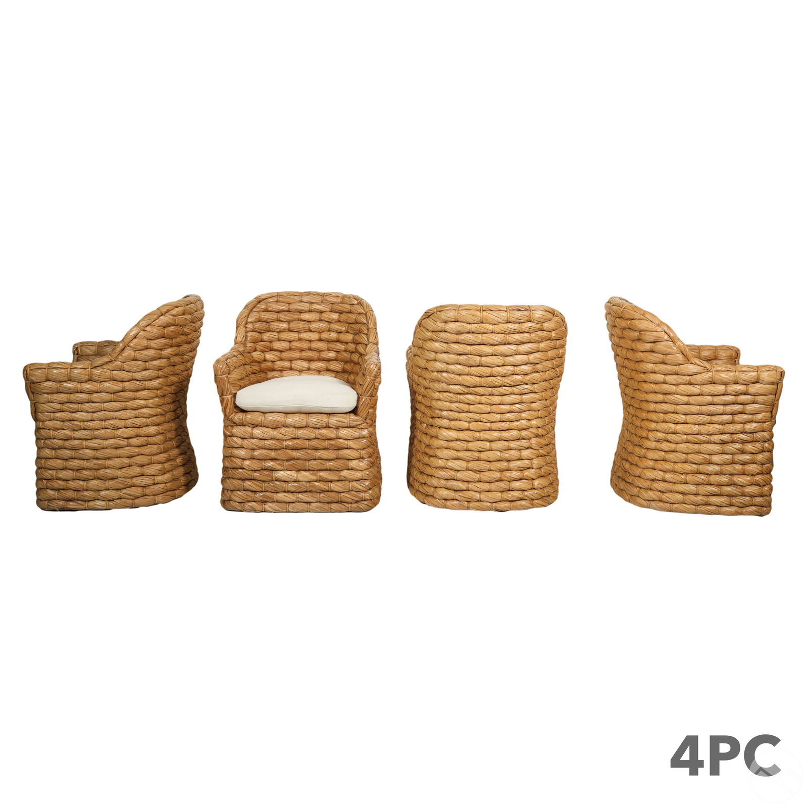 Ralph Lauren Woven Joshua Tree Club Chairs 4pc SET (1 of 9)