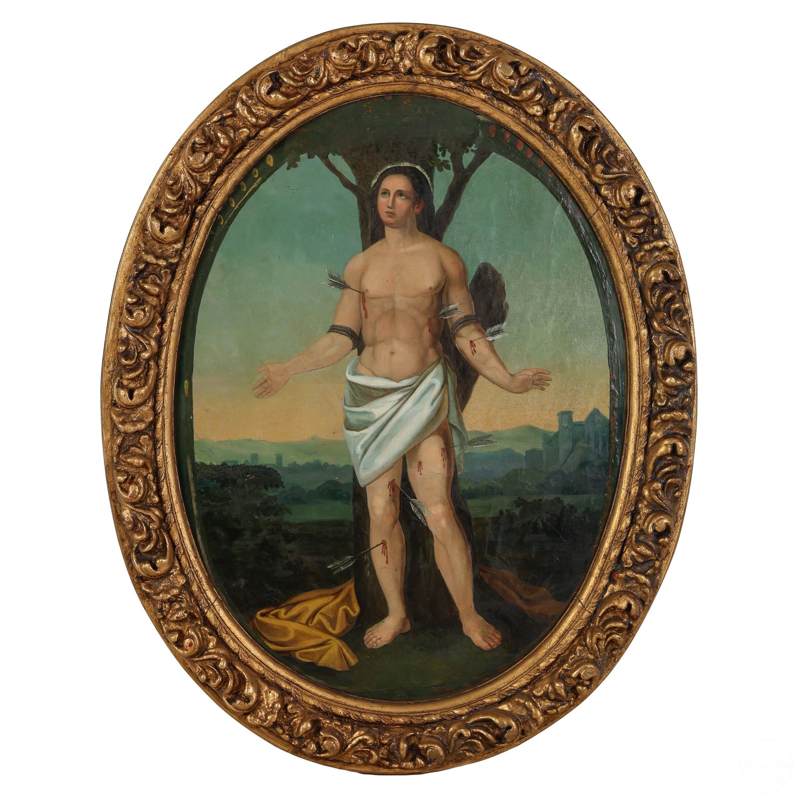 Old Master Style Martyrdom St Sebastian Painting (1 of 5)