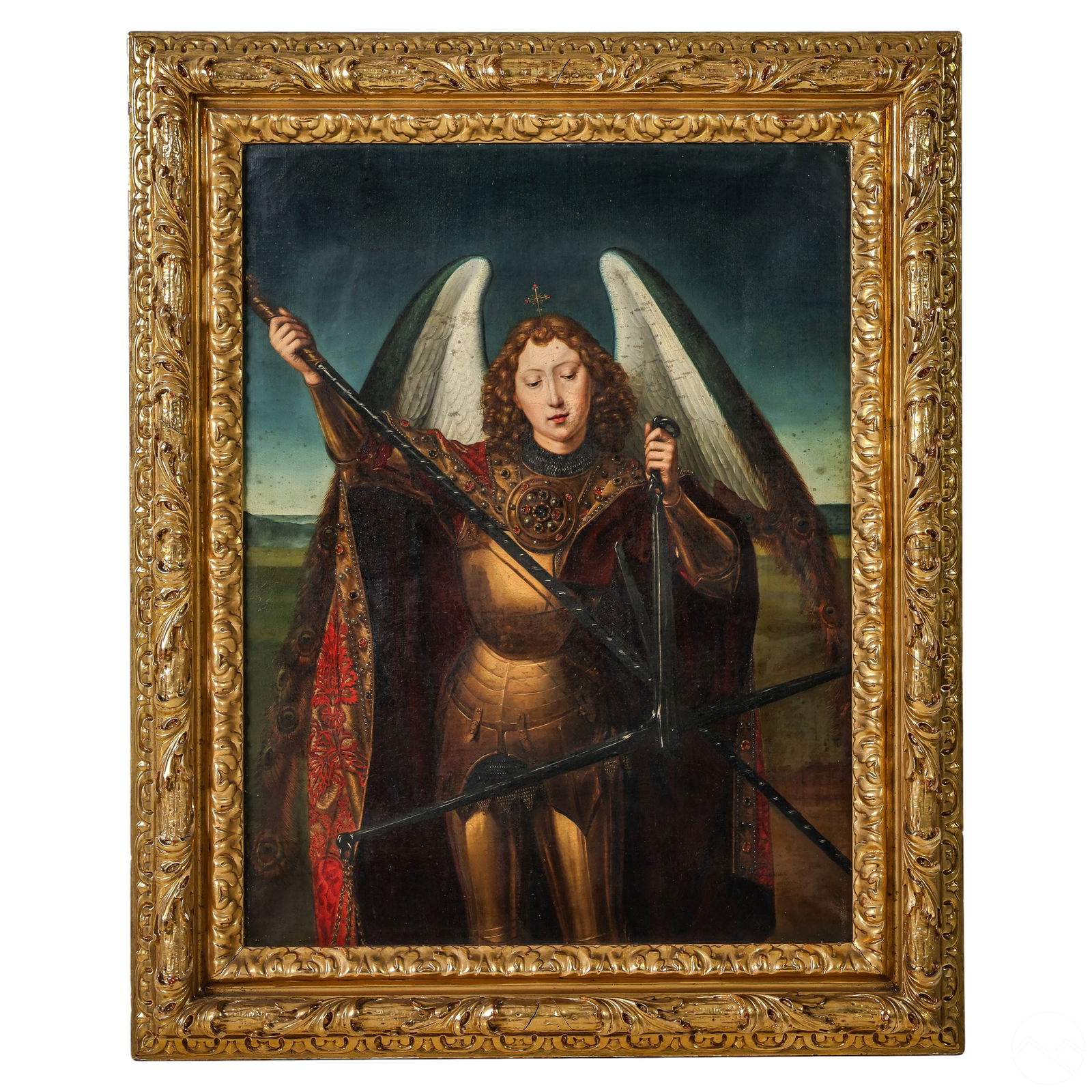 Archangel Oil Painting Manner of 15C. Hans Memling (1 of 11)