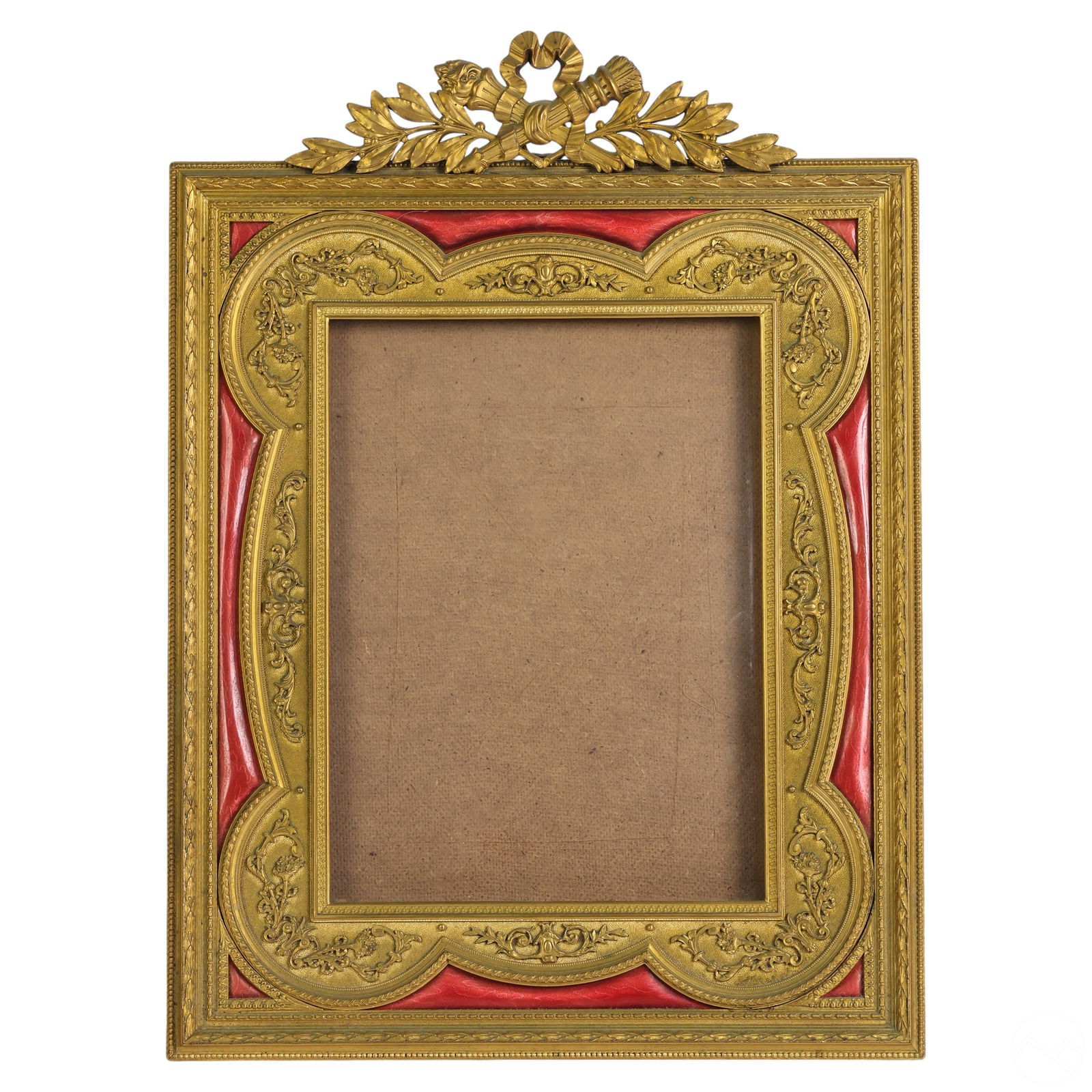 Antique French Dore Bronze Ormolu Louis XVI Frame (1 of 6)