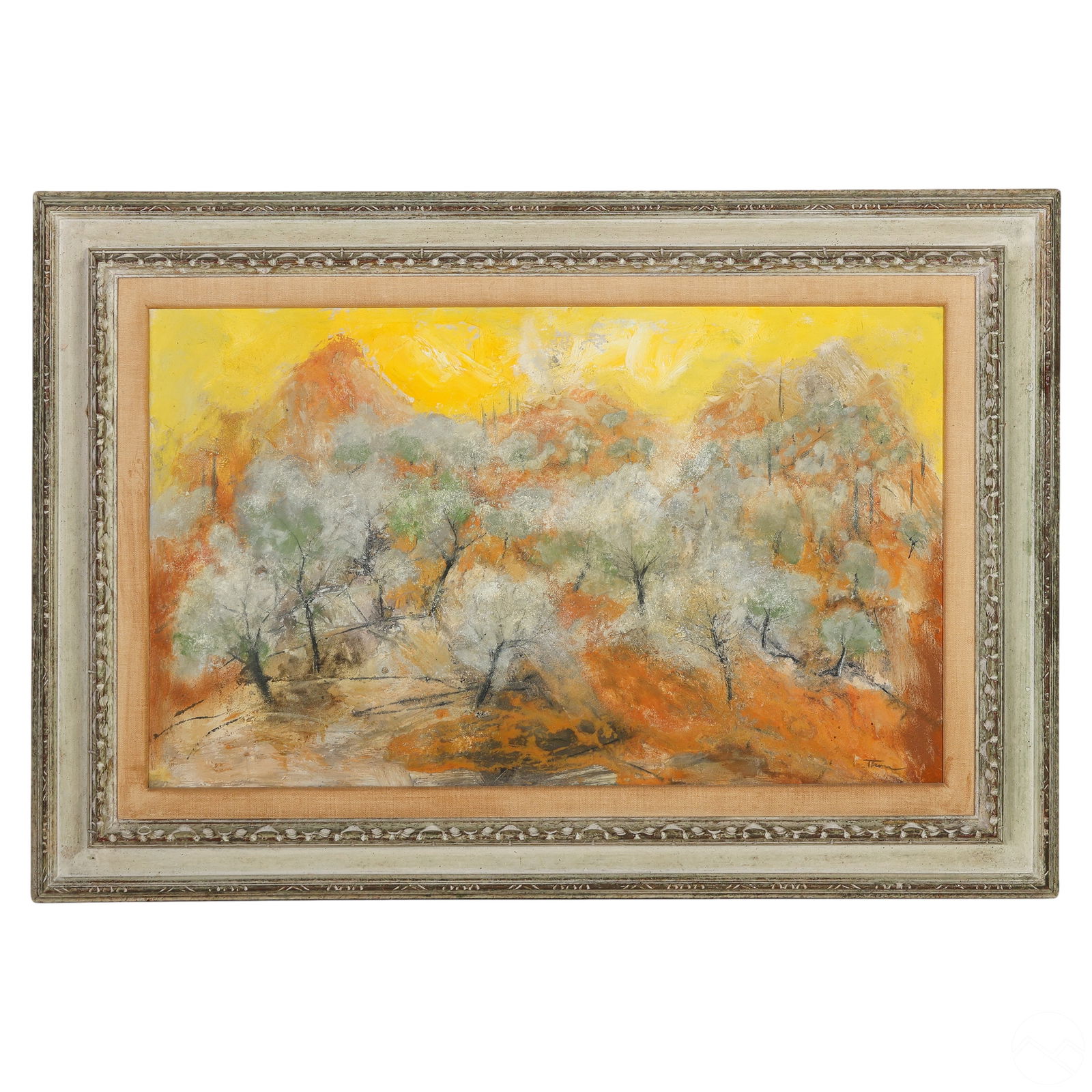 William Thon 1906-2000 Abstract Landscape Painting (1 of 8)