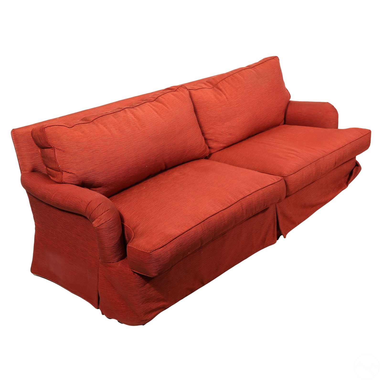 Nancy Corzine Designer Living Room Rust Sofa Couch (1 of 5)