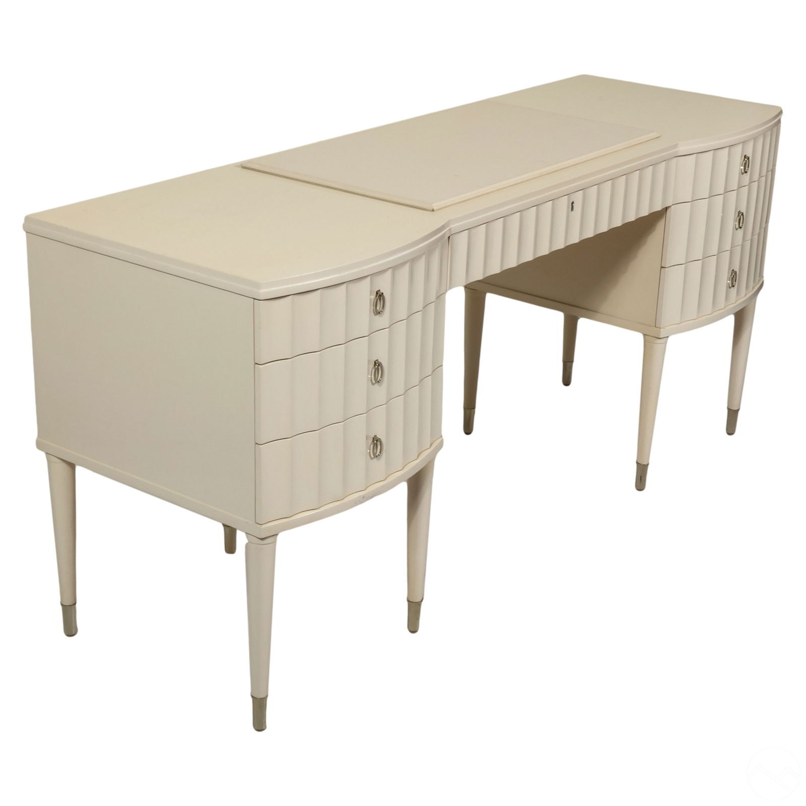Barbara Barry White Deco Style Ladies Writing Desk (1 of 12)