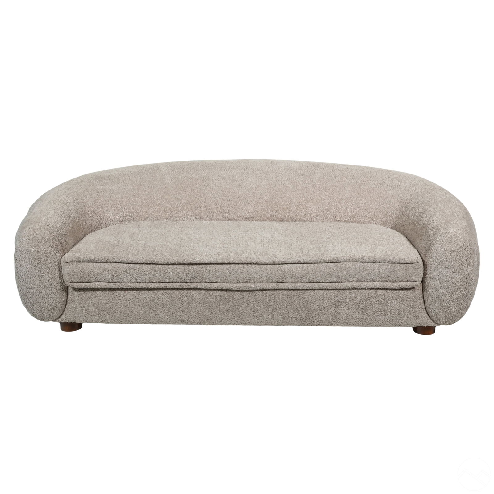 Modern Designer Jean Royere Style Polar Bear Sofa (1 of 6)