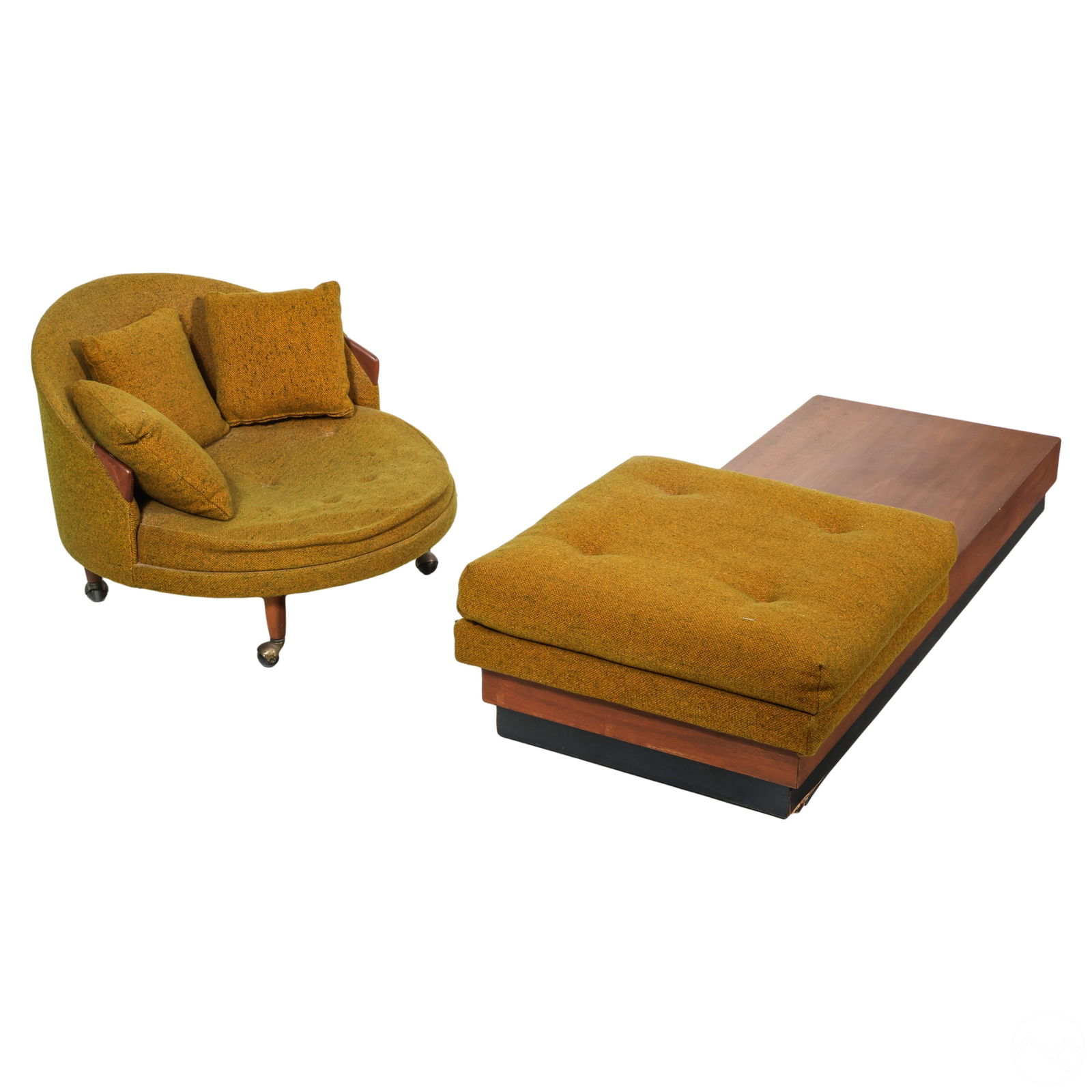 Adrian Pearsall Craft Chair & Platform Ottoman SET (1 of 9)