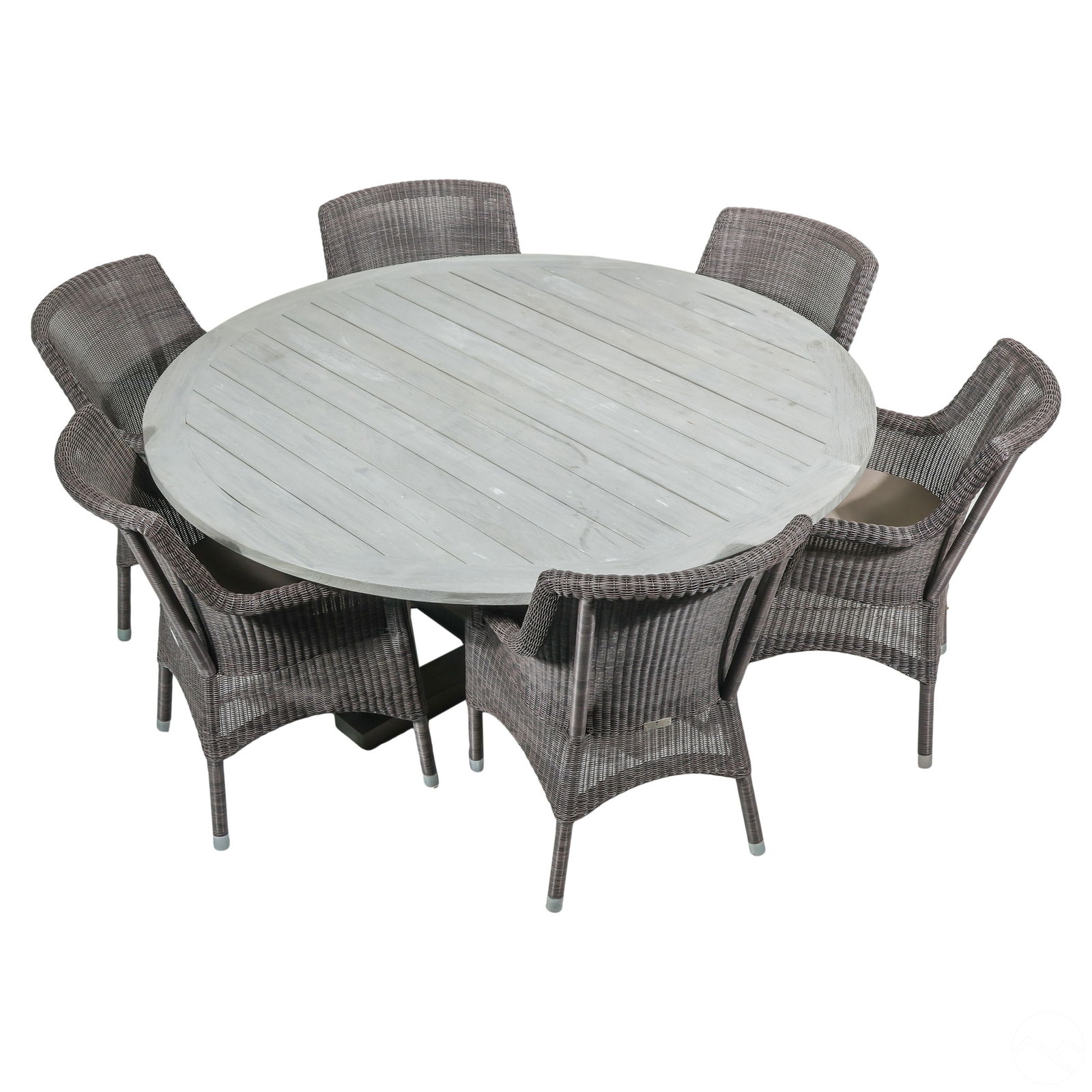 Janus et Cie Designer Patio Table w/ 6 Chairs SET (1 of 9)