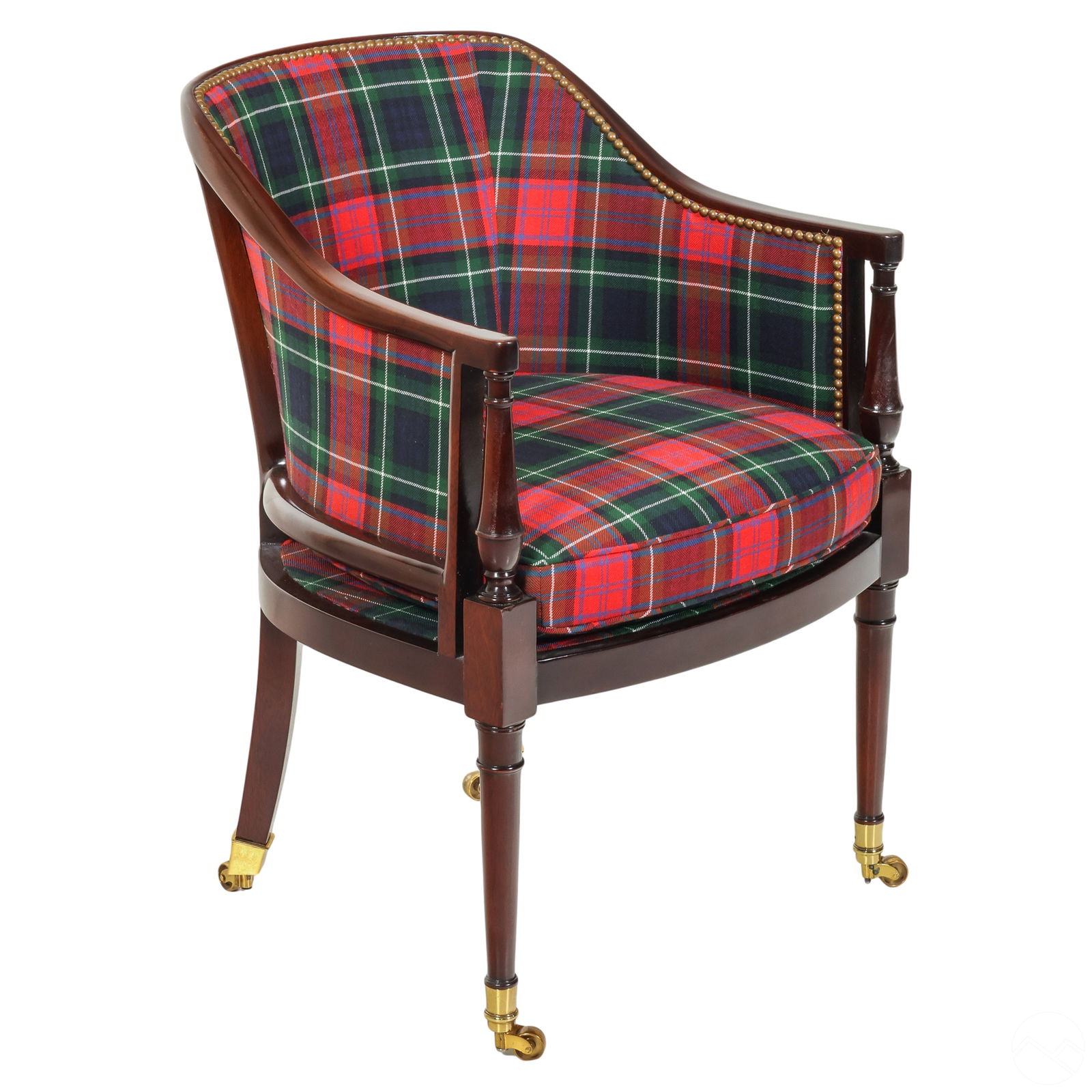 Kindel Grand Rapids Red Glen Plaid Accent Chair (1 of 8)