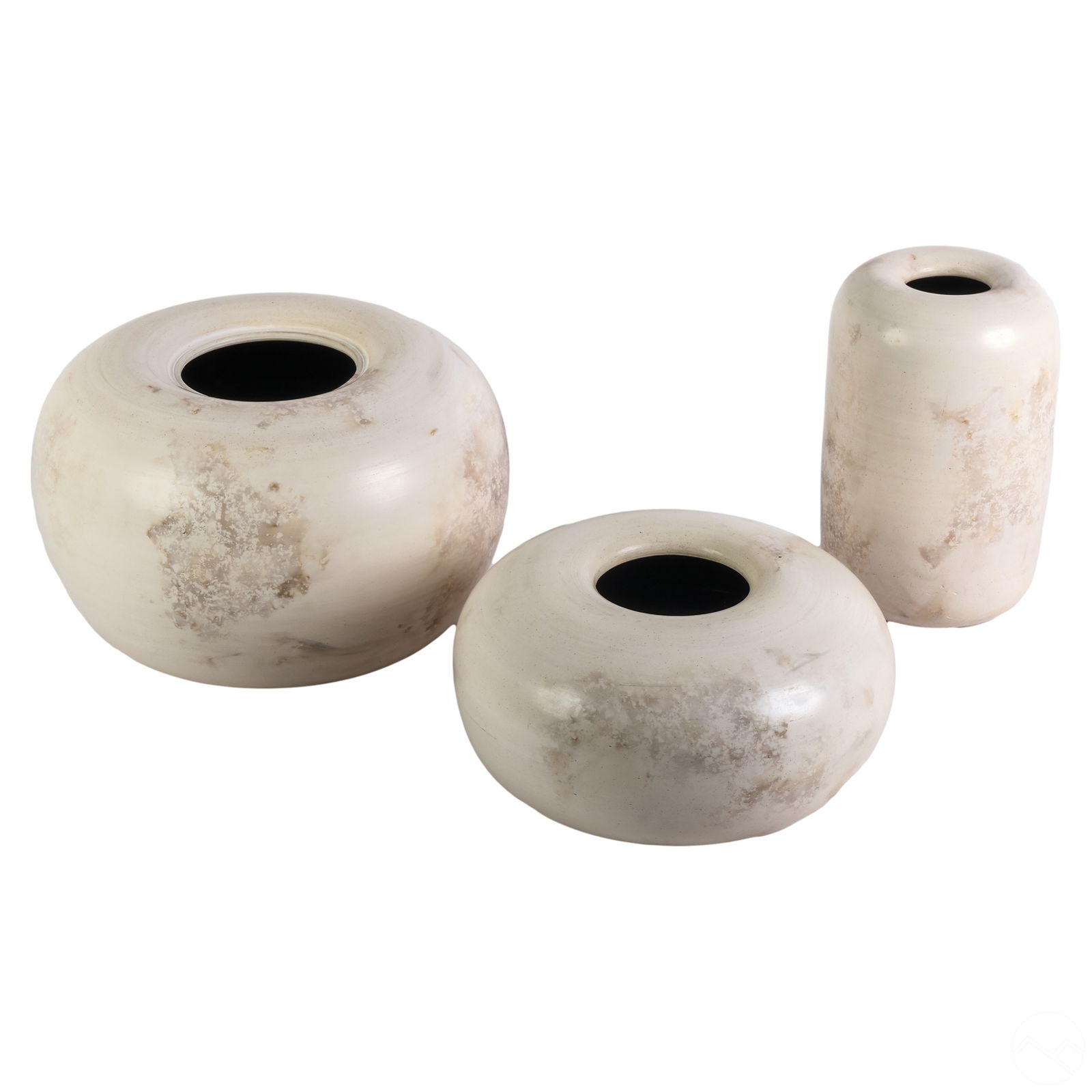 Modern Studio Art Pottery Seed Pot Vessels 3pc LOT (1 of 6)