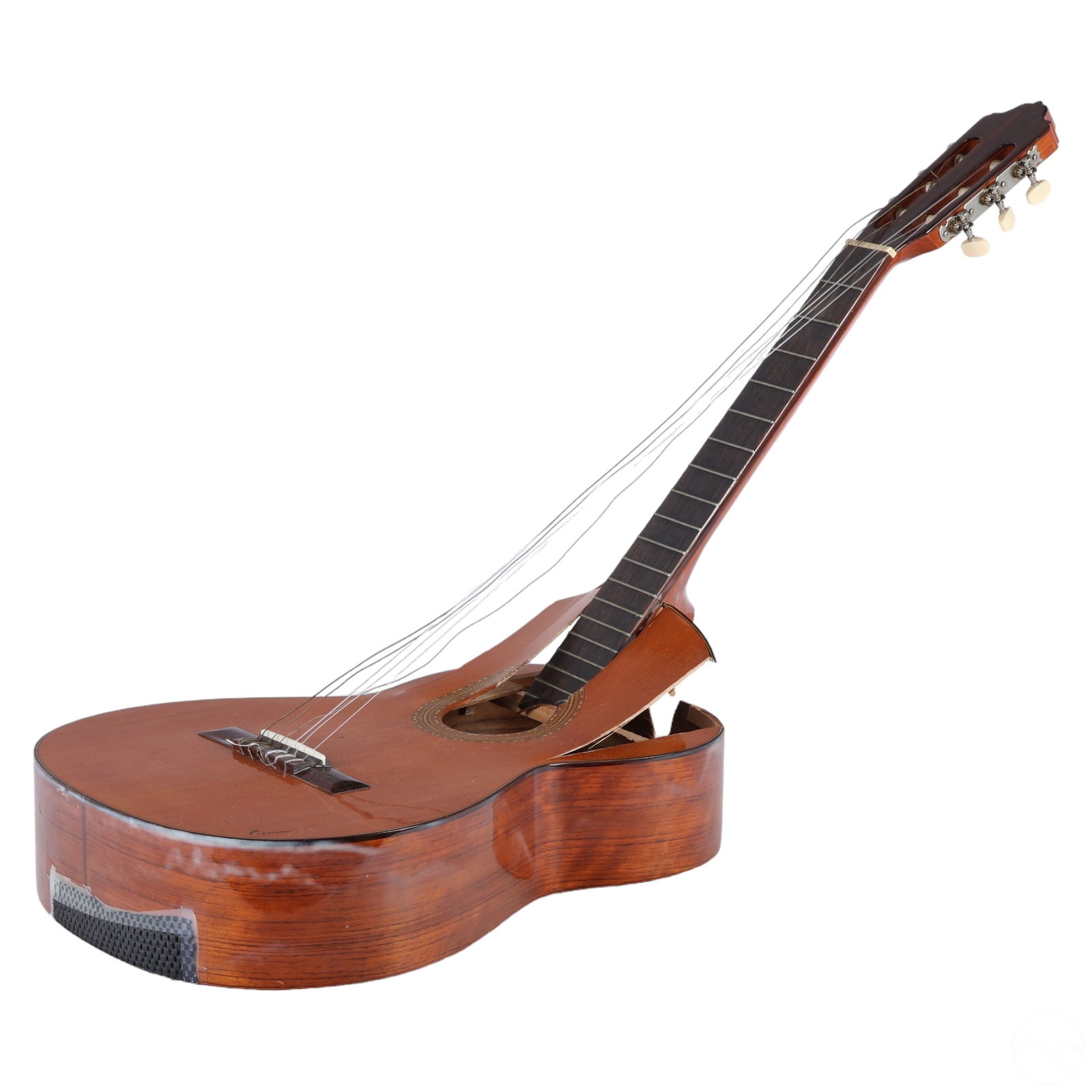 Modern Abstract Broken Guitar Art Sculpture SIGNED (1 of 7)