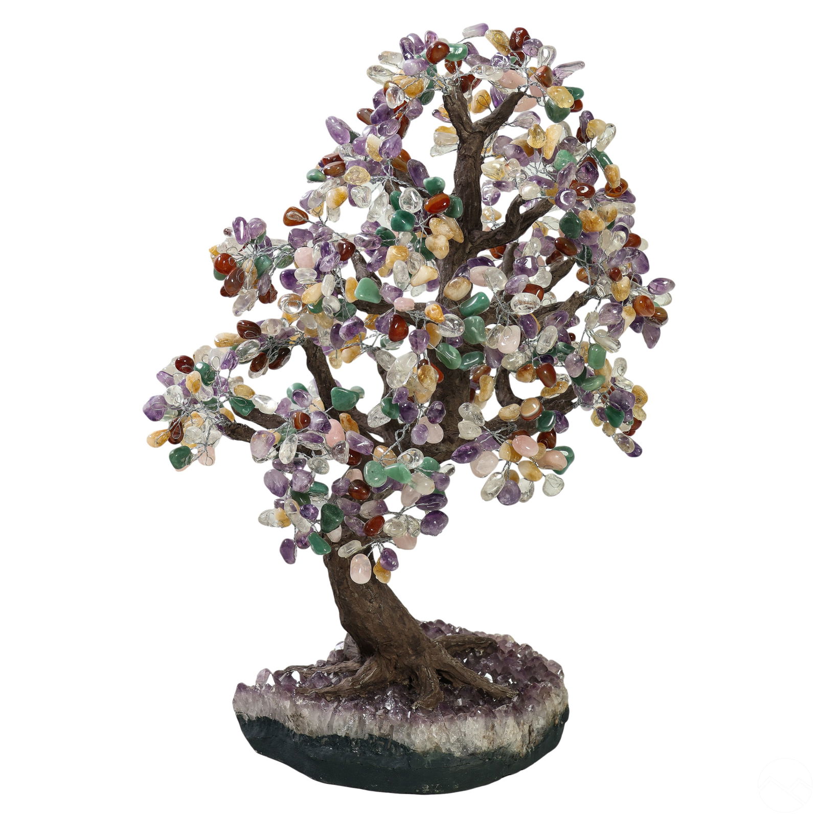 Amethyst & Multi Crystal Stone Chakra Bonsai Tree (1 of 7)