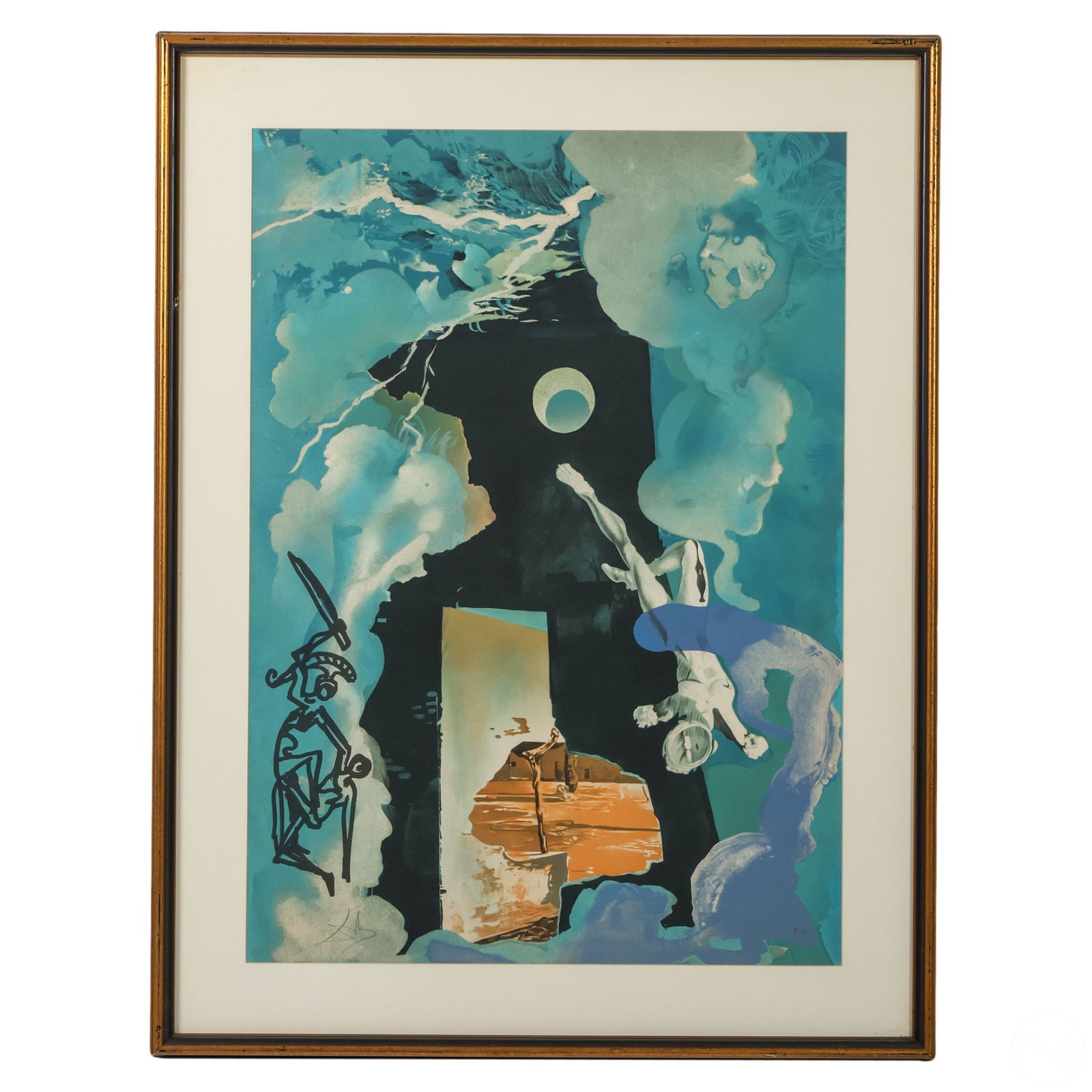 Salvador Dali 1904-1989 Eternity Love Litho SIGNED (1 of 7)