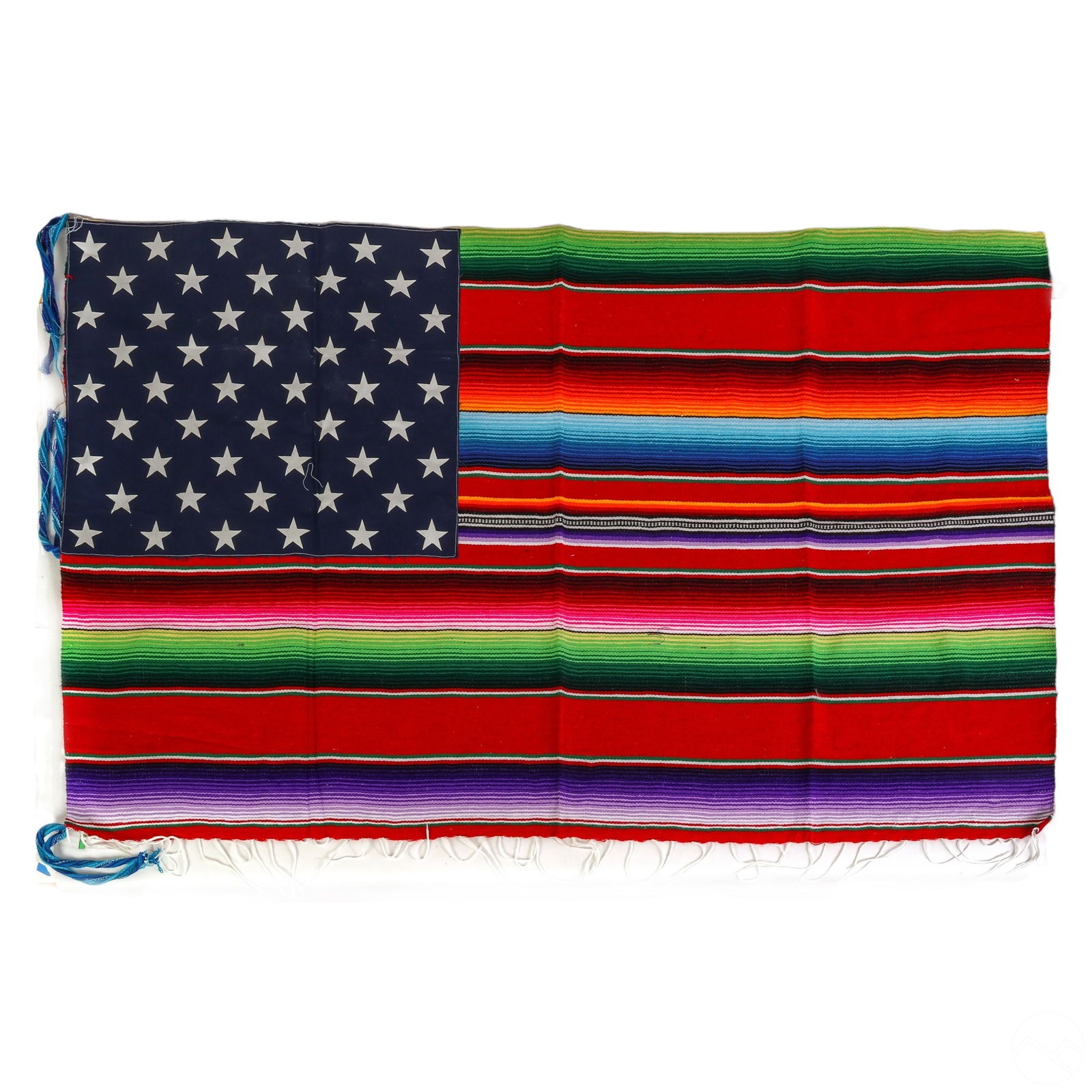 Nacho Becerra b.1962 Urban Textile American Flag (1 of 5)