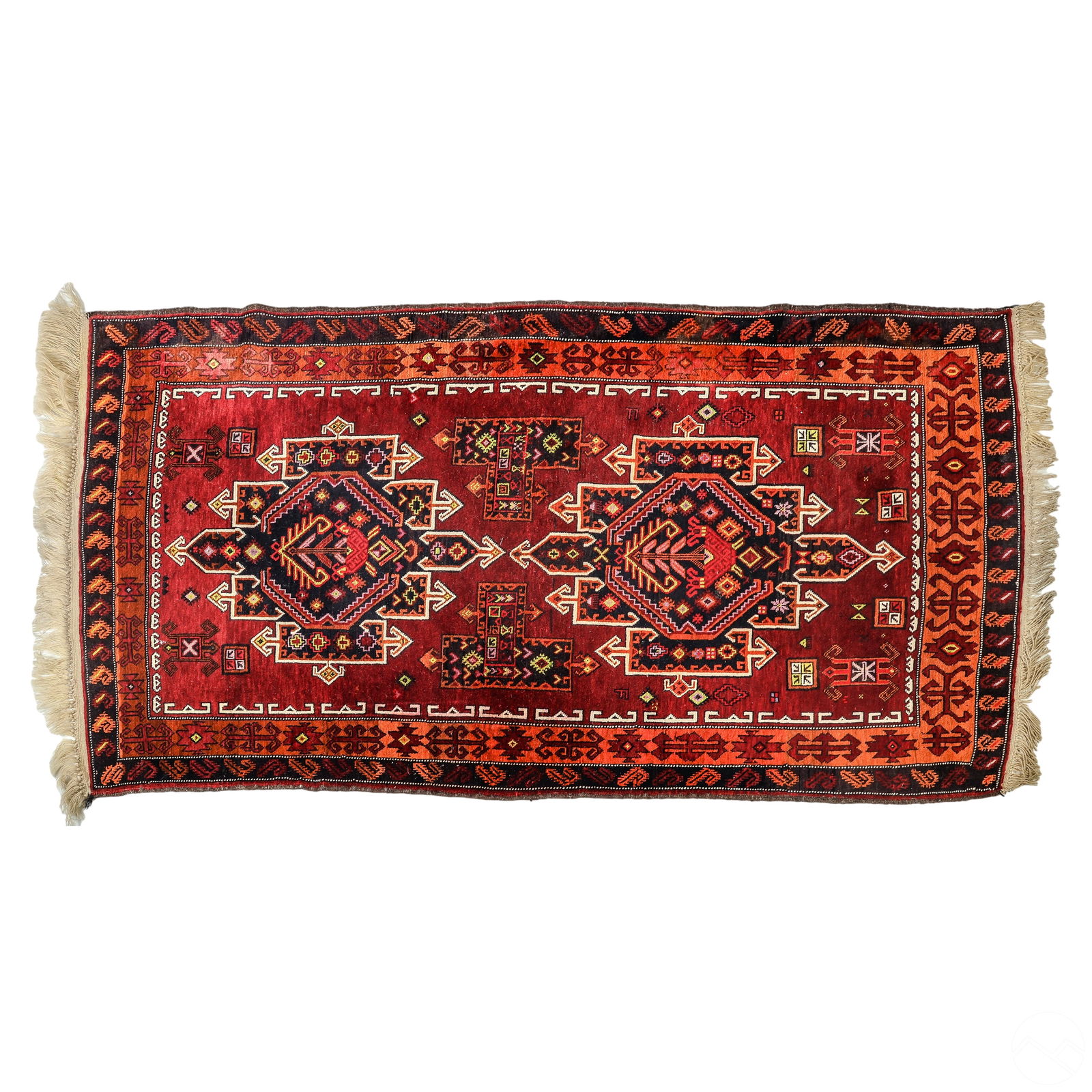 Indo Persian Oriental Style Woven Area Rug Carpet (1 of 5)