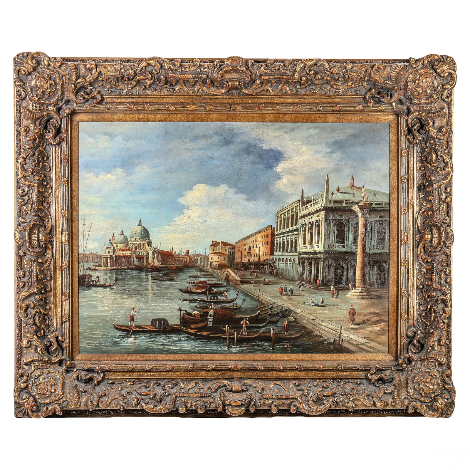 20C. Venetian School Landscape Painting SIGNED (1 of 9)