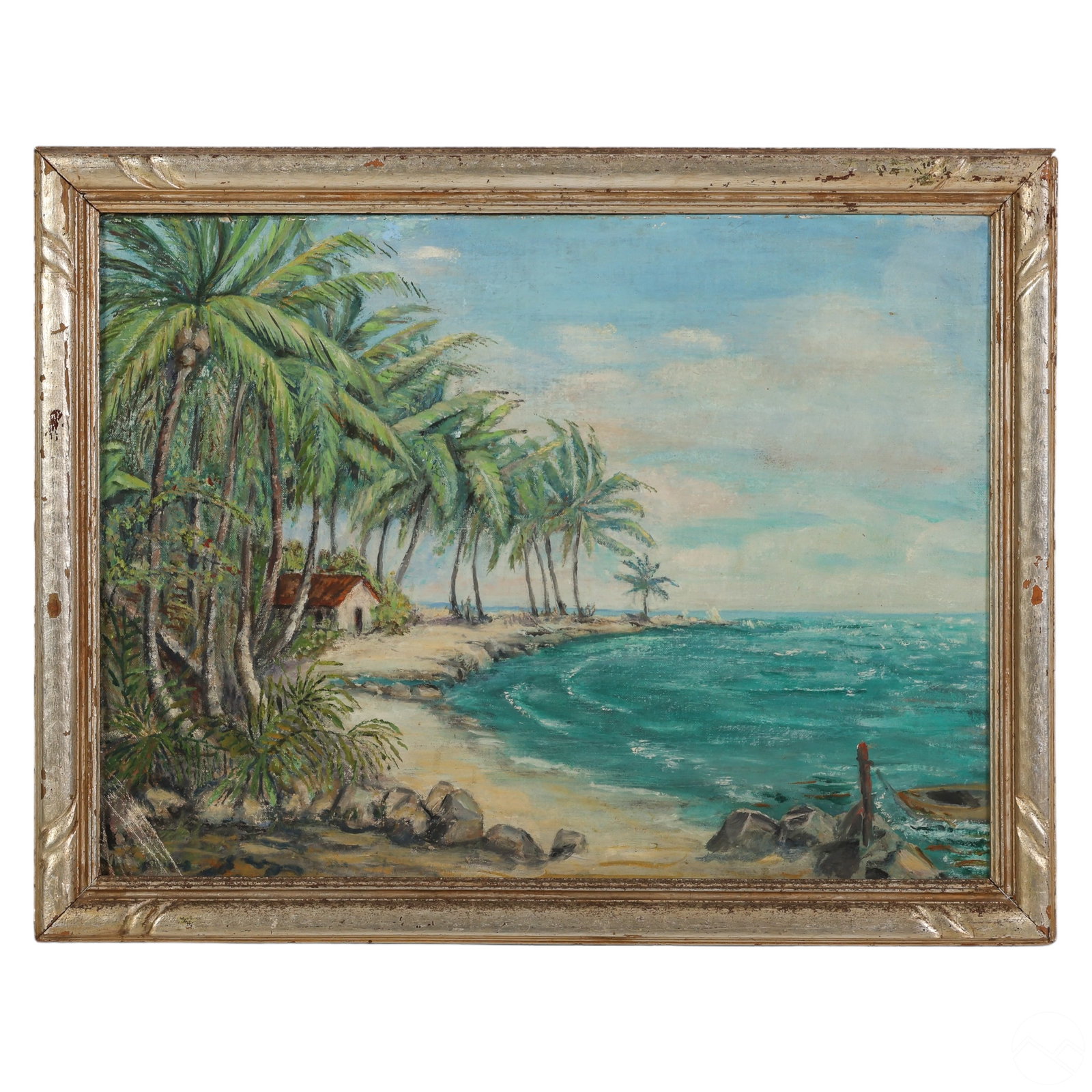 Florida Highwayman Style Beach Landscape Painting (1 of 4)