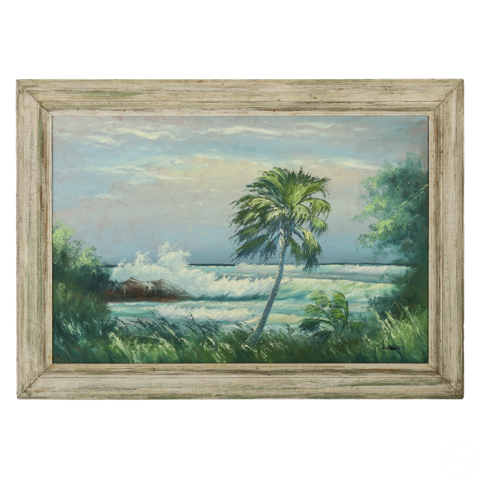Livingston Roberts 1941-2004 Highwaymen Painting (1 of 6)