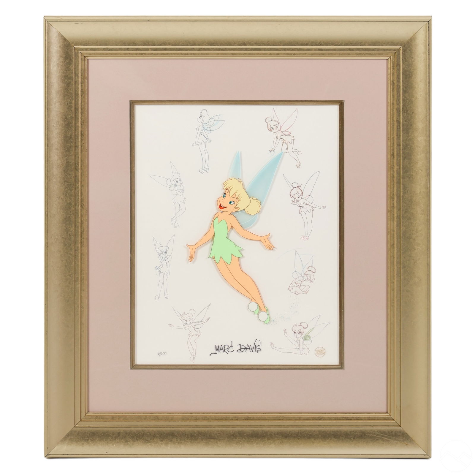 Walt Disney Peter Pan LE Animation Cel COA SIGNED (1 of 9)