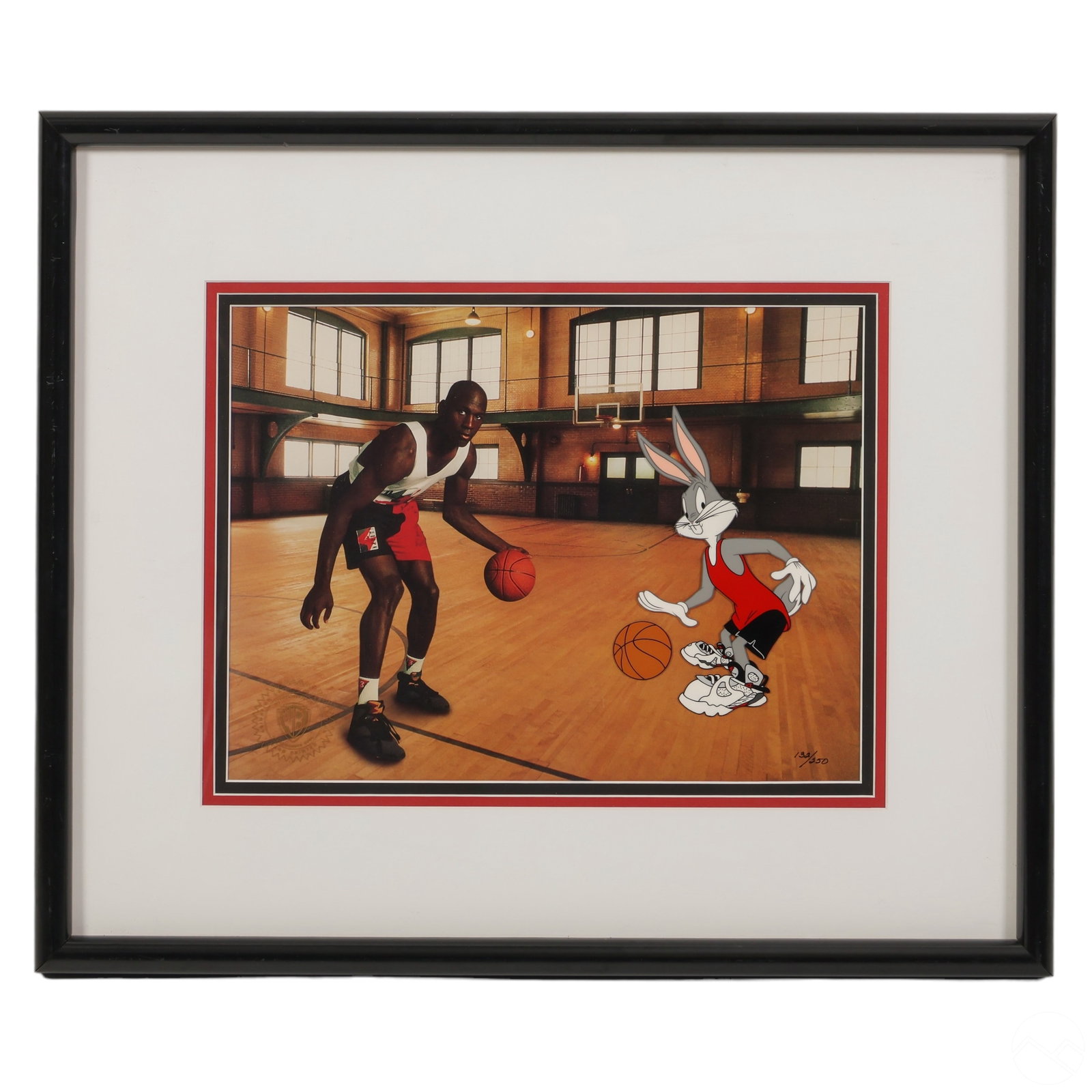 Michael Jordan & Bugs Bunny AIR & HARE LE Art Cel (1 of 5)
