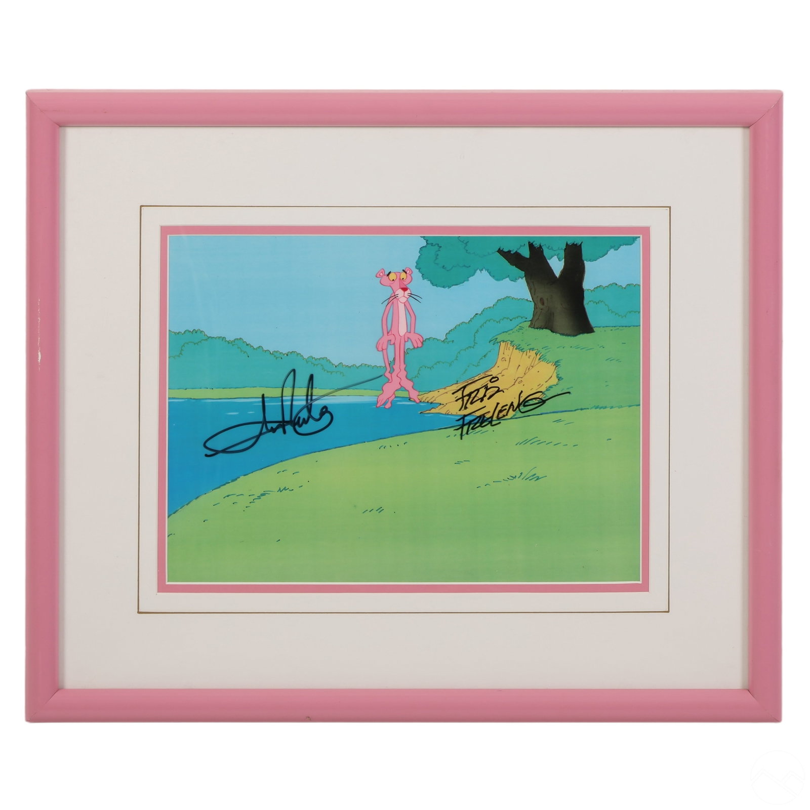Pink Panther AUTOGRAPHED TV Cartoon Animation Cel (1 of 5)