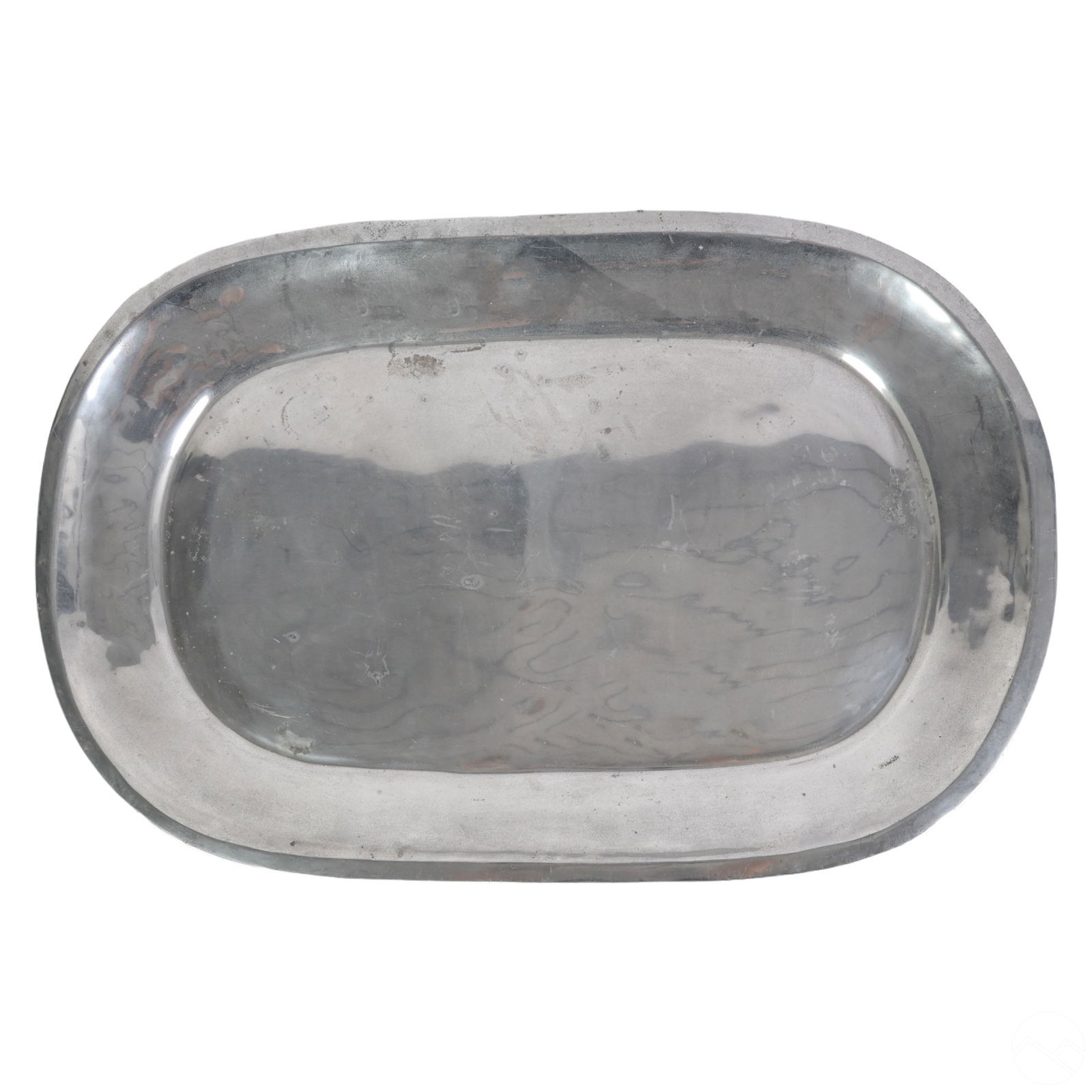 Mexican Vintage Polished Aluminum OVERSIZED Tray (1 of 5)