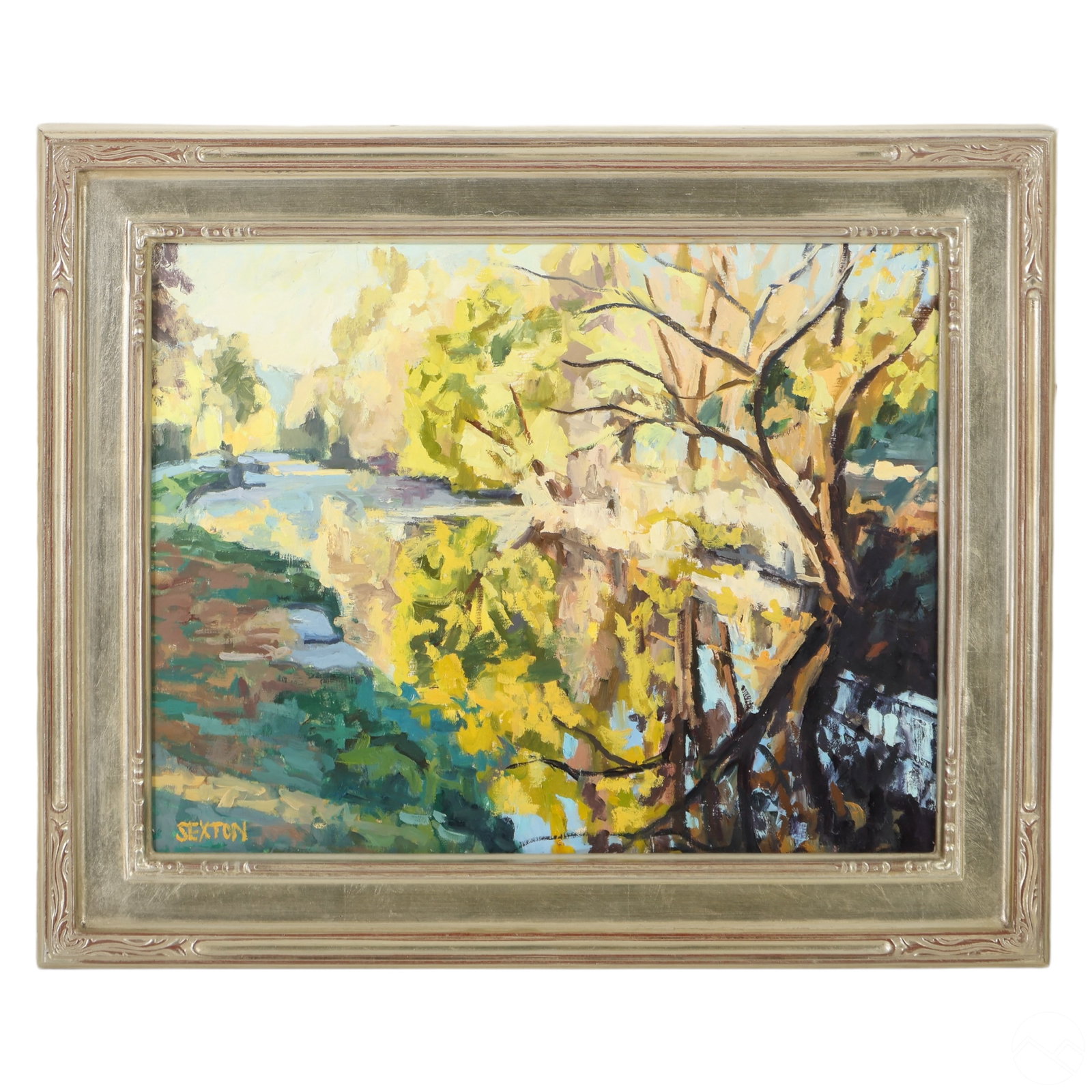 Colette Sexton b.1971 Autumn Landscape Painting (1 of 5)