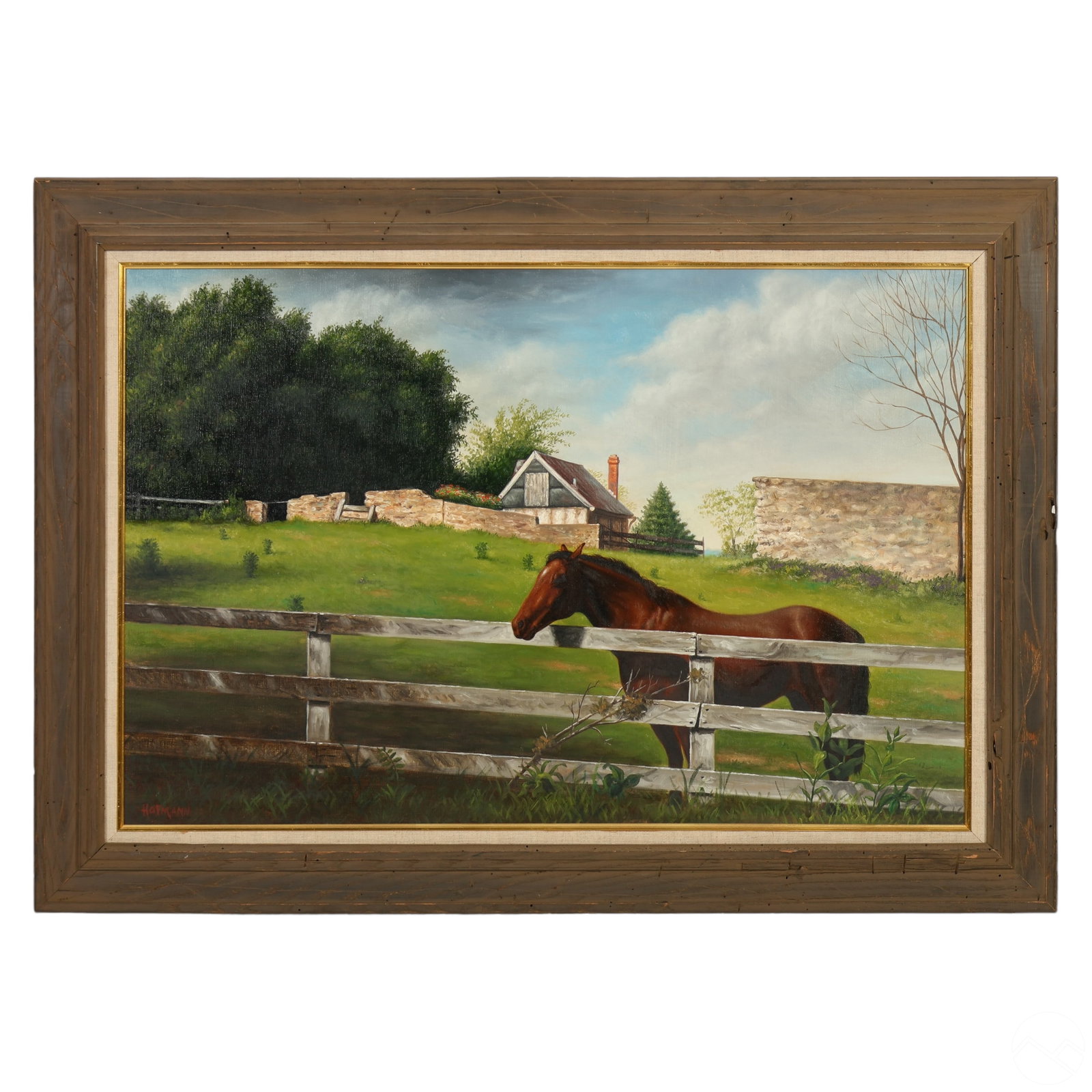 Douglas Hofmann b.1945 Pastoral Landscape Painting (1 of 4)