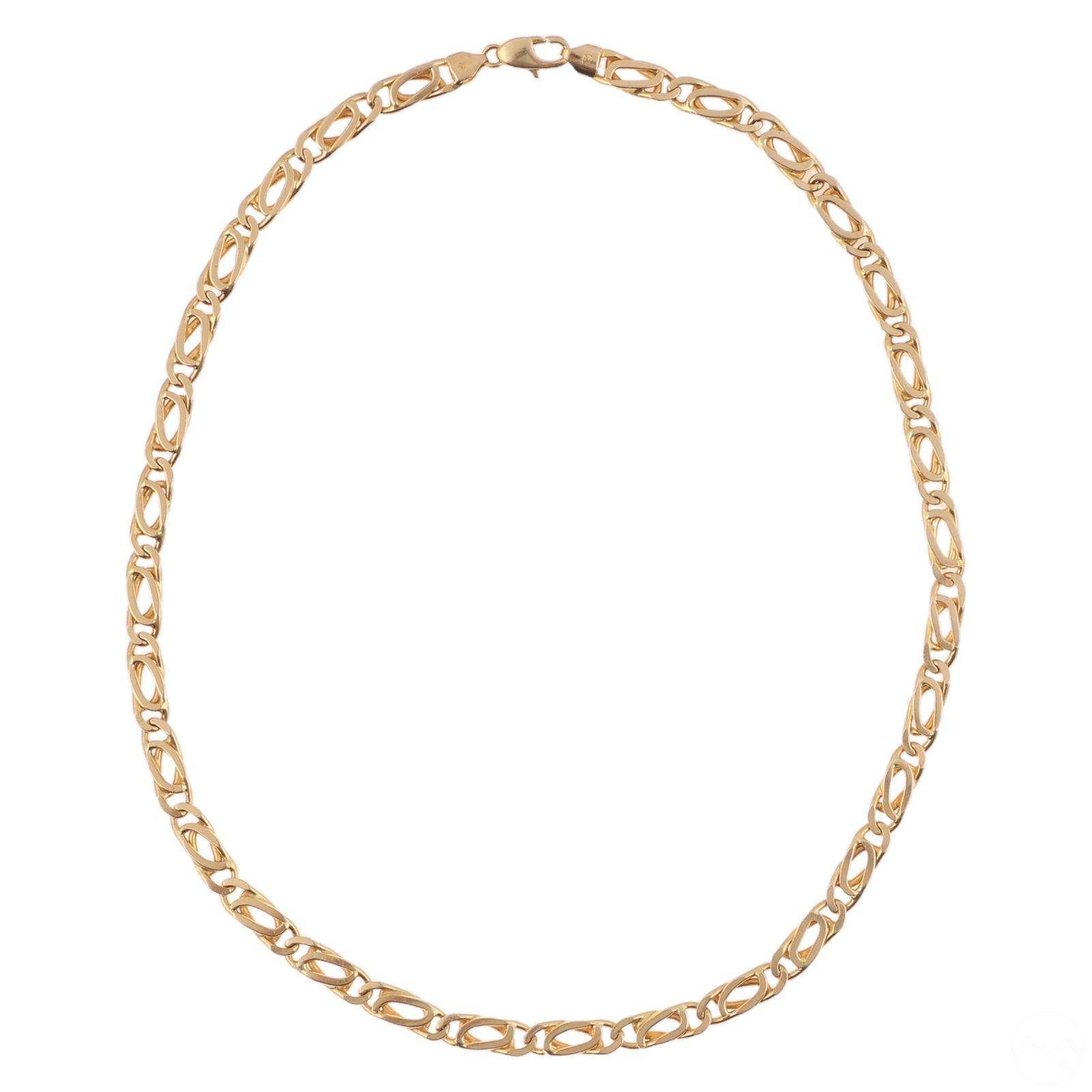 14k Yellow Gold Italian Link 20" Long Necklace (1 of 5)
