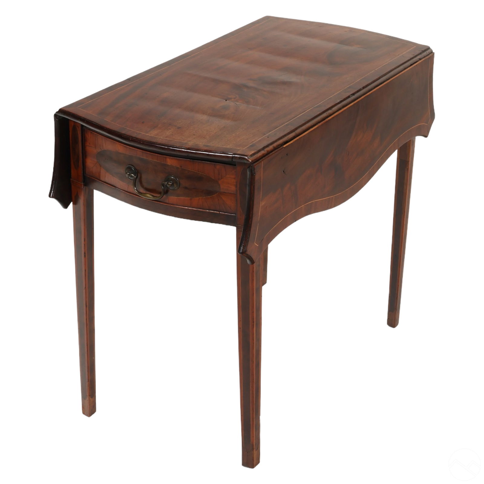 George III Mahogany English Wood Pembroke Table (1 of 9)