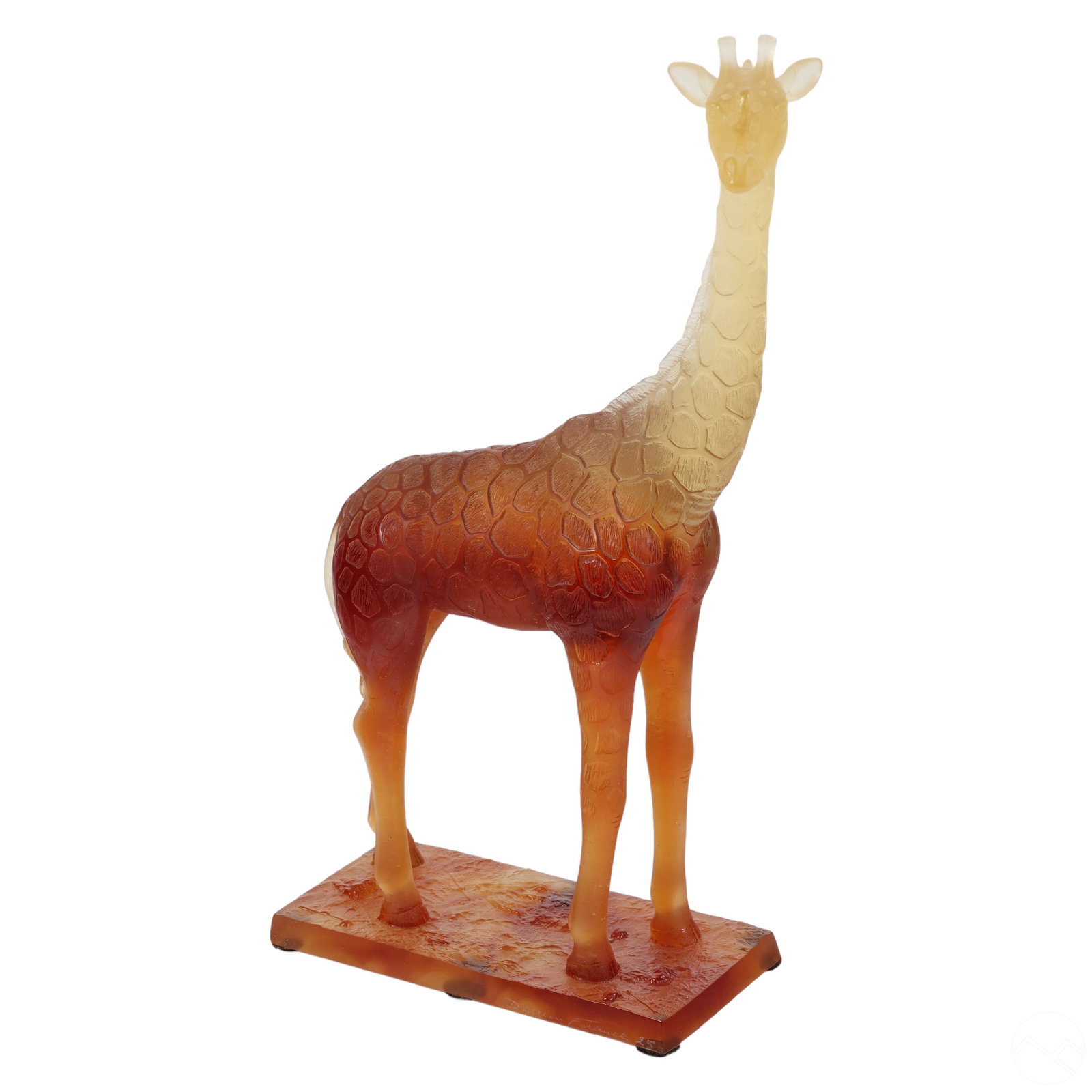 Daum Pate de Verre Art Glass Giraffe Sculpture MIB (1 of 7)