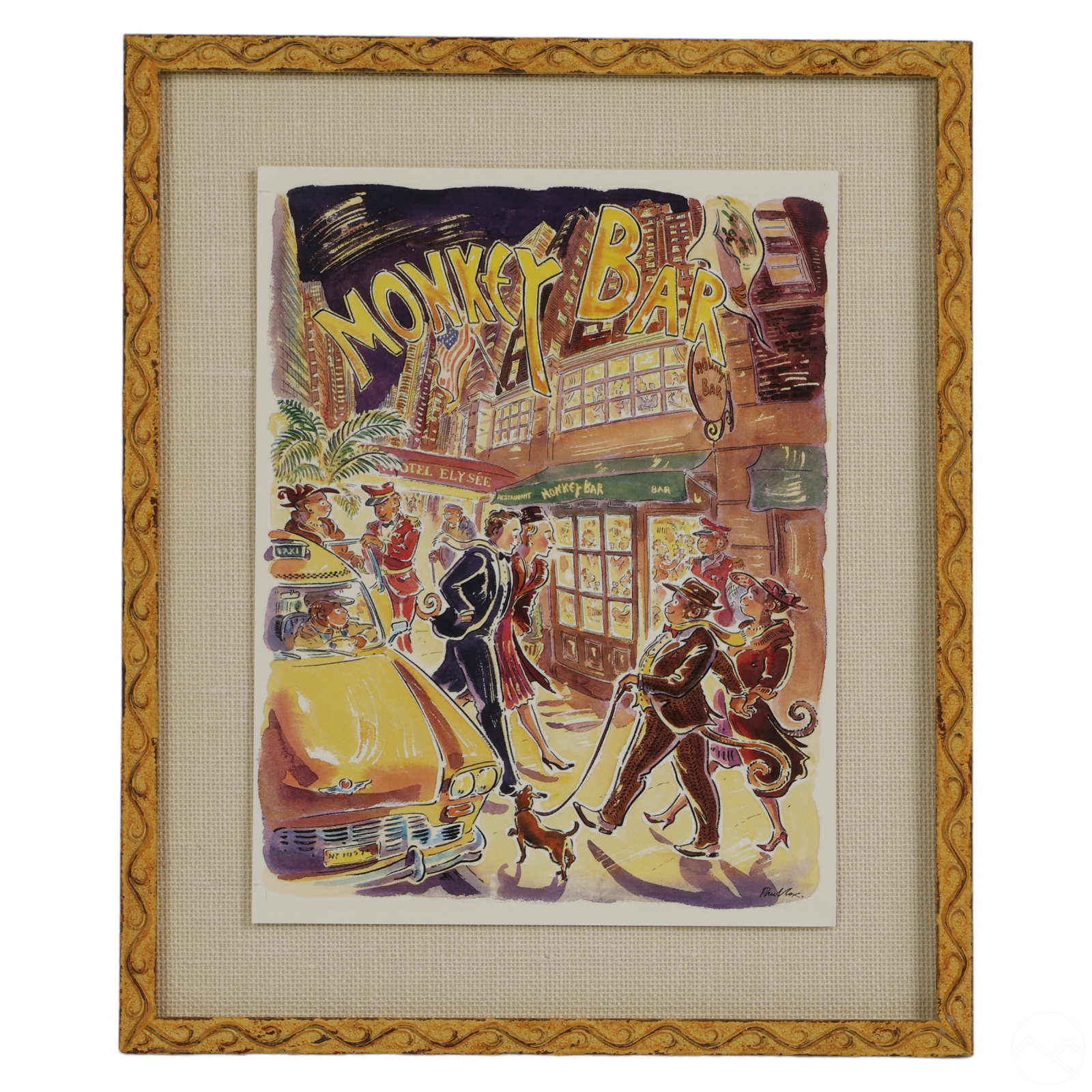 Monkey Bar New York Restaurant Menu by Paul Cox (1 of 5)