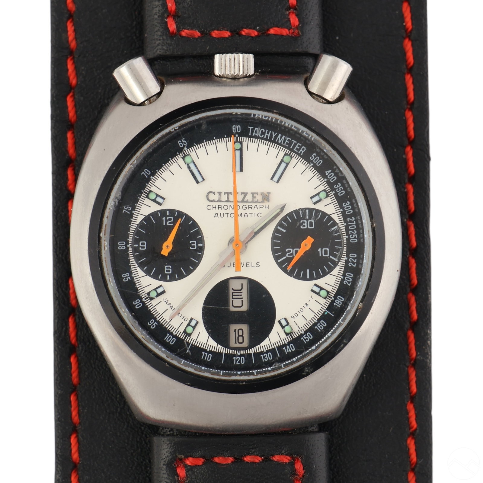 Citizen Bullhead Panda Automatic Chronograph Watch (1 of 7)