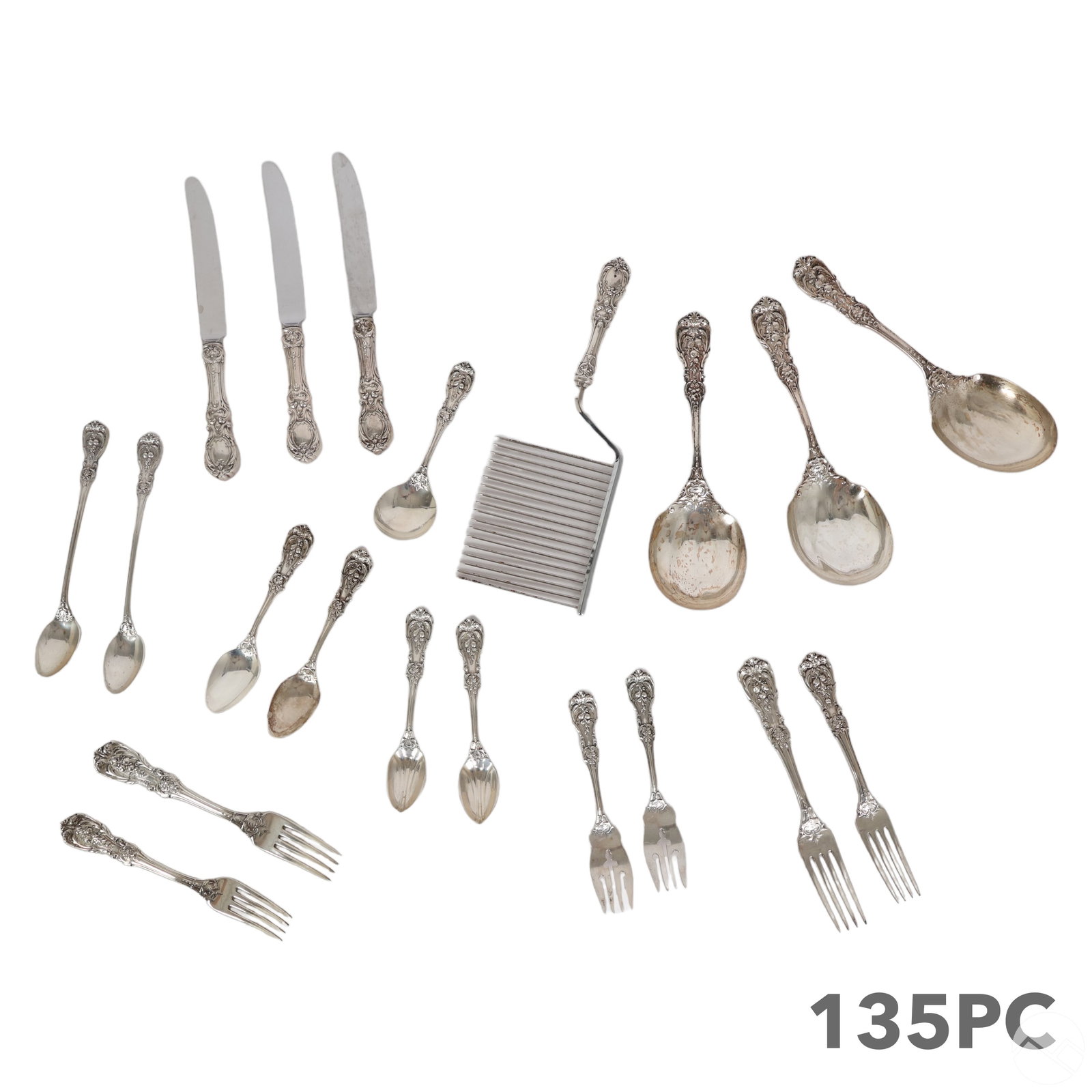 Reed & Barton Francis I Silver 135p Flatware 5000g (1 of 5)