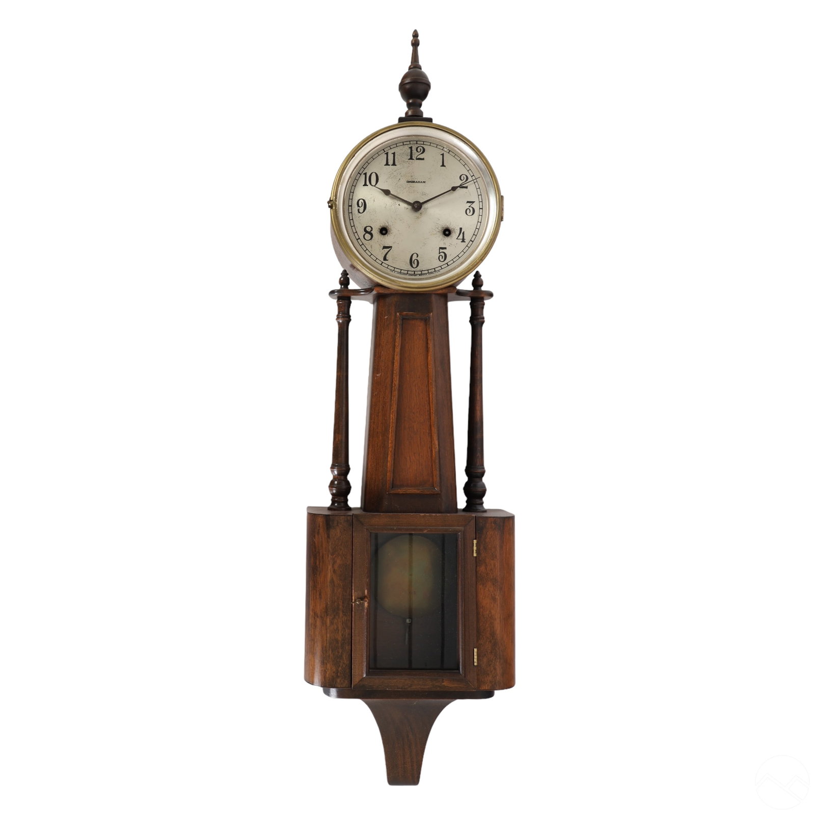 Ingram Vintage Wooden Cased Banjo Hanging Clock (1 of 13)