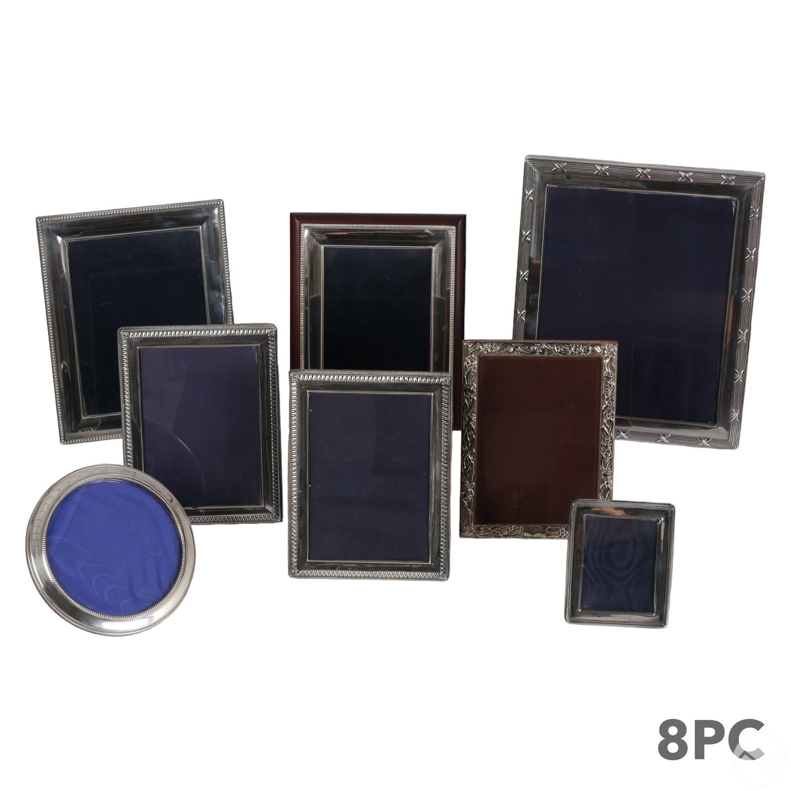 Sterling Silver Photograph Picture Frames 8pc LOT (1 of 6)